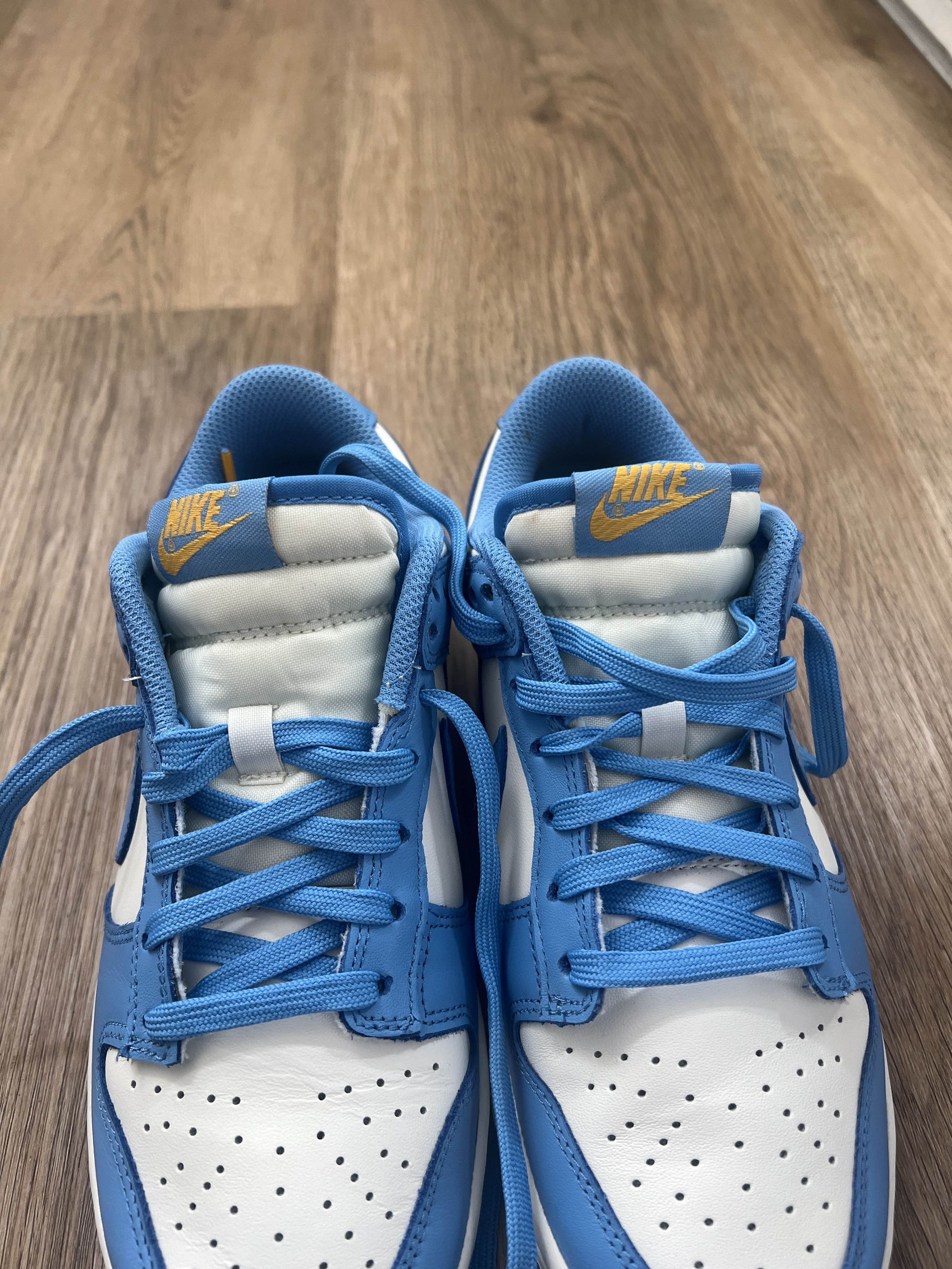 Nike Nike Dunk Low Sail Coast Blue University Gold Size US 7 / IT 37 - 6 Thumbnail