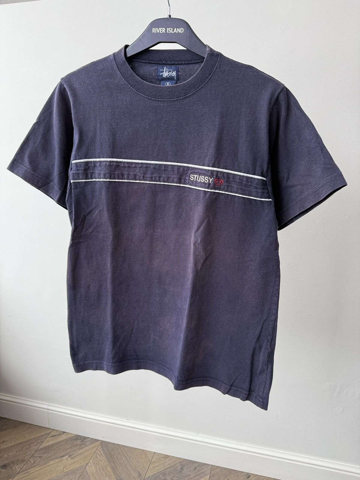 Stussy Vintage Stussy Embroidered Logo T-Shirt made in USA Size US S / EU 44-46 / 1 - 3 Thumbnail
