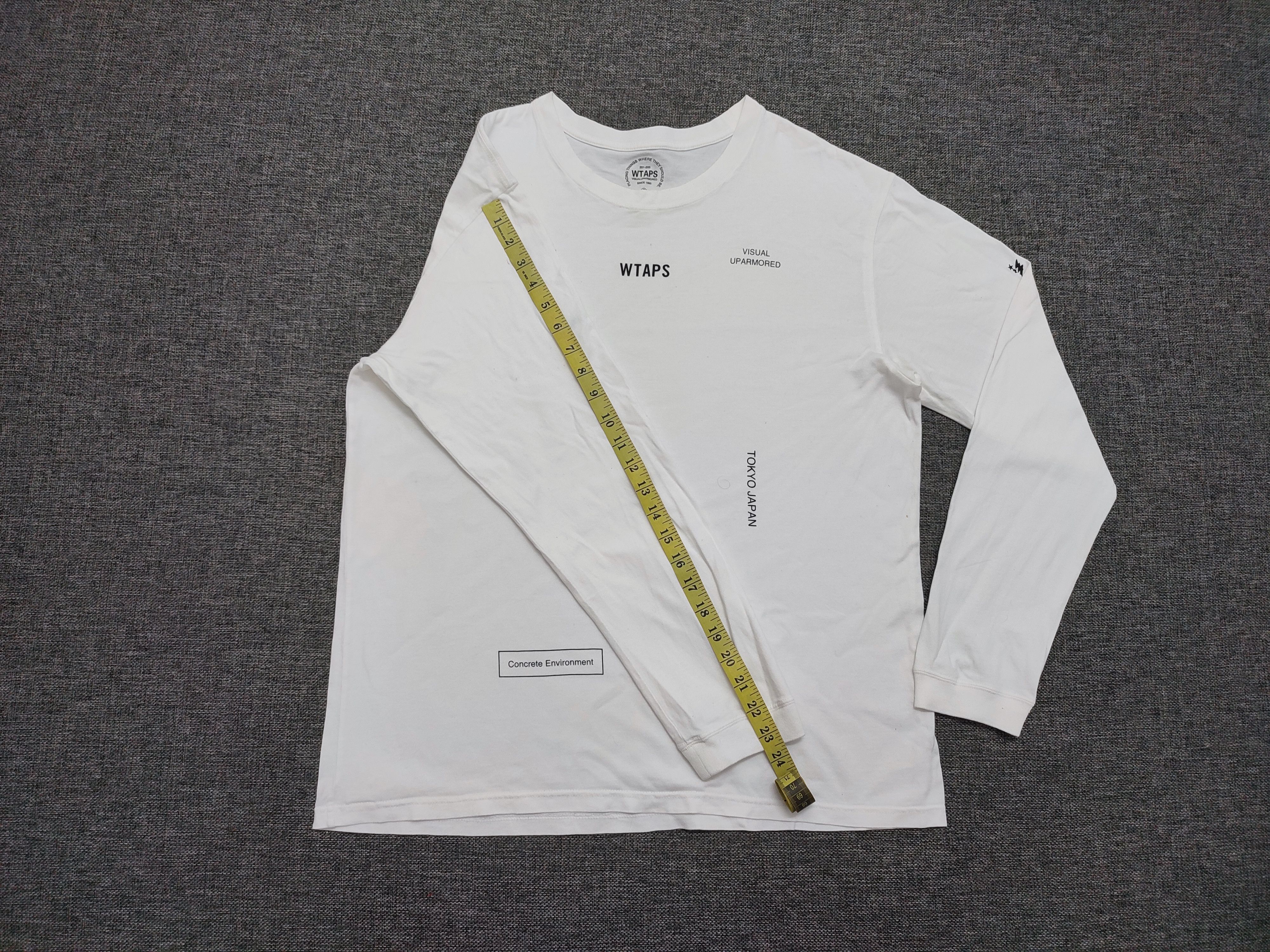 Wtaps Wtaps Visual Uparmored Wording Long Sleeve Tee Size US L / EU 52-54 / 3 - 5 Thumbnail