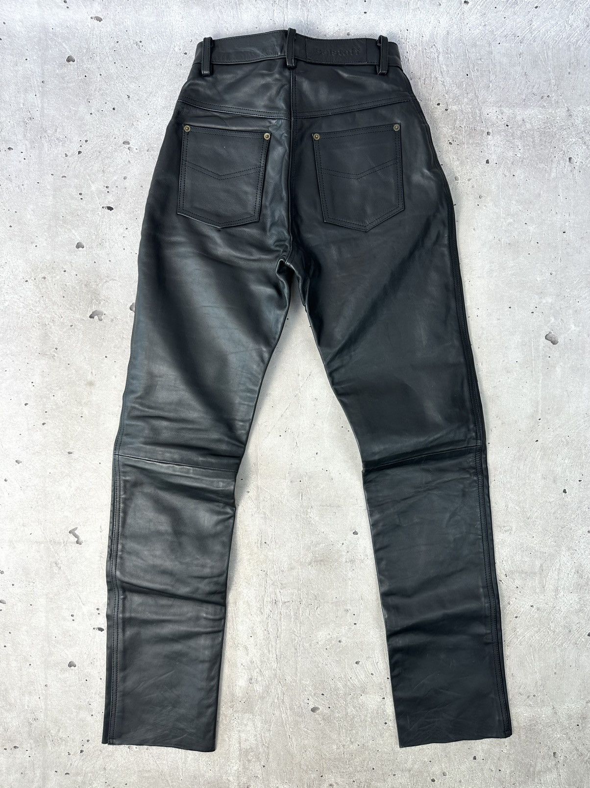 Belstaff Belstaff Vintage Leather Black Biker Pants Size 30" / US 8 / IT 44 - 8 Thumbnail