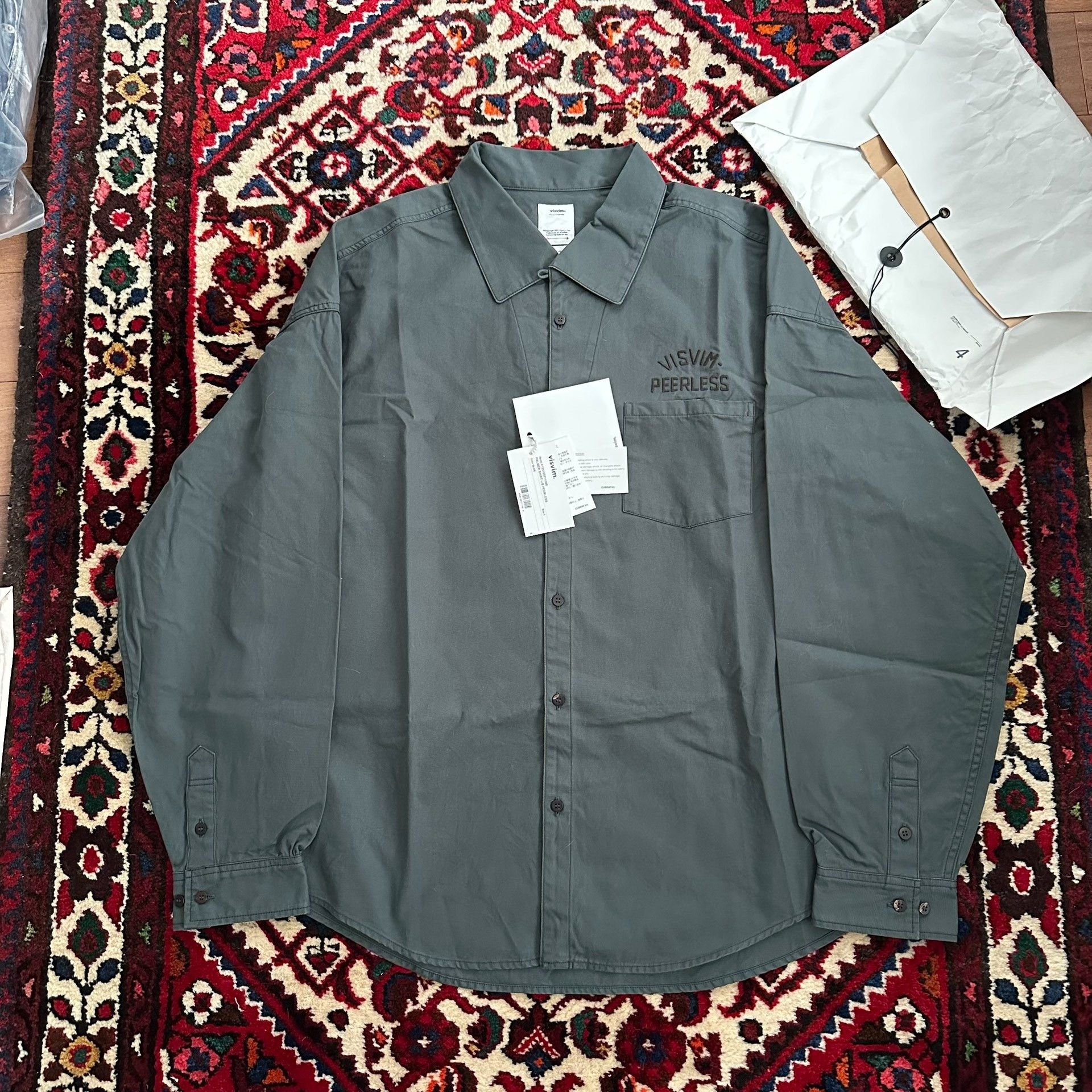 Visvim visvim 23SS Palmer L/S Shirt Size US XL / EU 56 / 4 - 2 Thumbnail