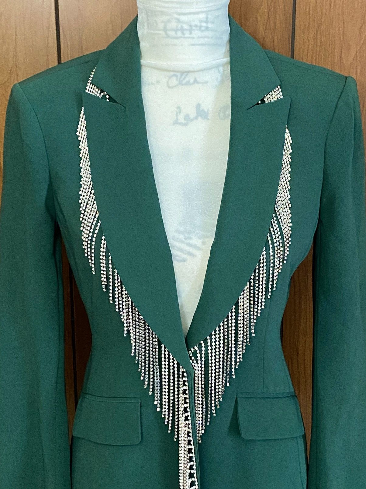 Cinq a Sept CINQ À SEPT Cheyenne Fringe Embellished Blazer size 2 Size XS / US 0-2 / IT 36-38 - 5 Thumbnail