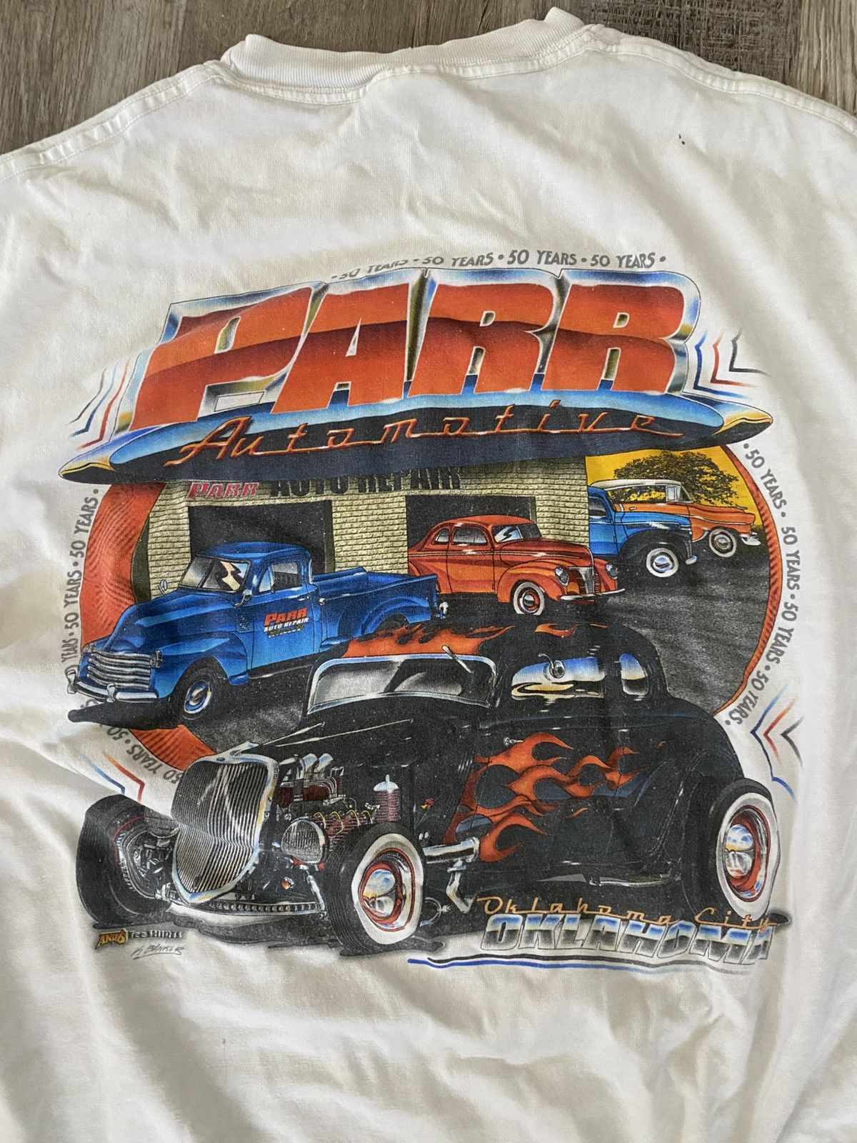 Vintage Vintage Hot Rod Tee Size US XL / EU 56 / 4 - 5 Thumbnail