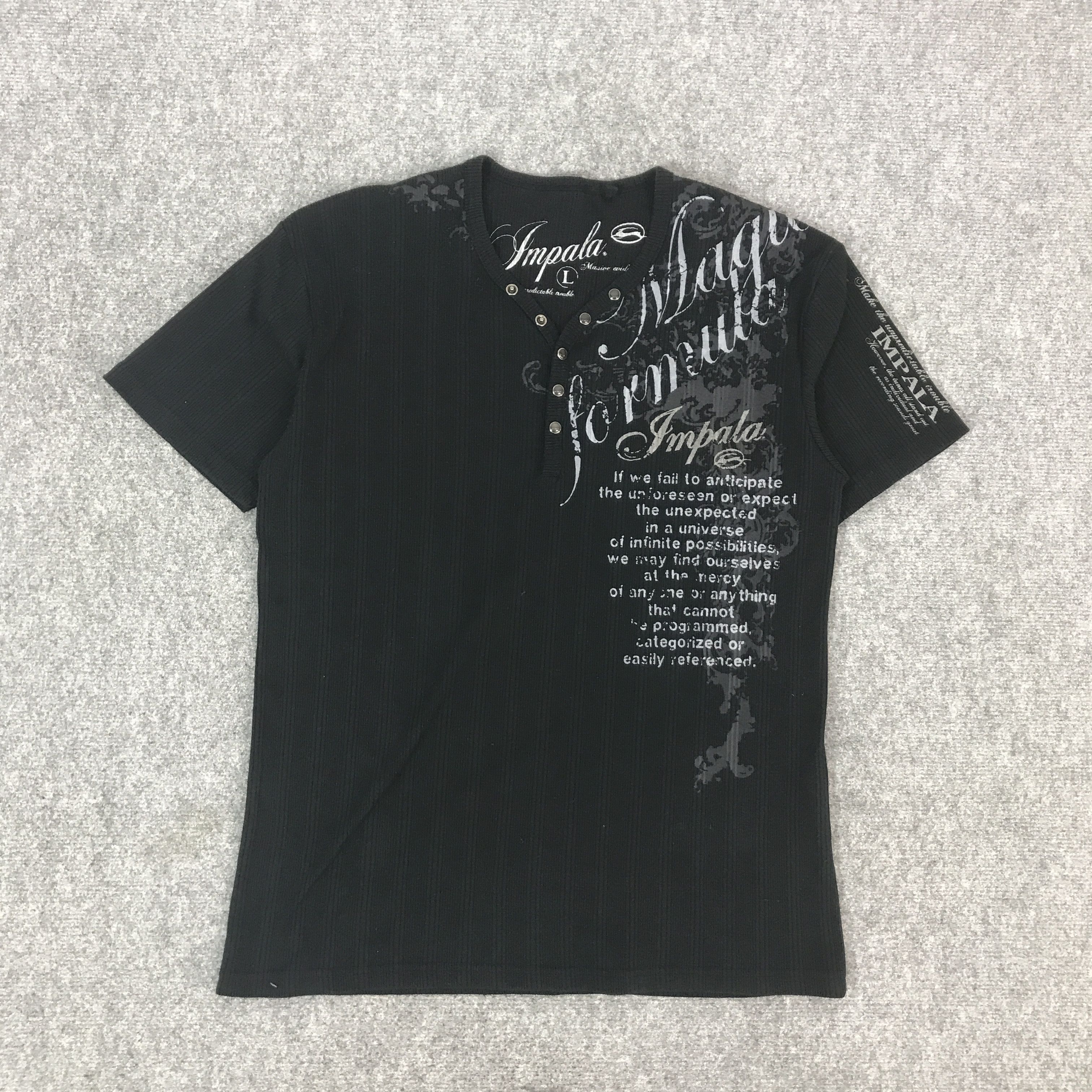 Japanese Brand IFSIXWASNINE IMPALA JAPAN STYLE PUNK TSHIRTS Size US L / EU 52-54 / 3 - 1 Thumbnail