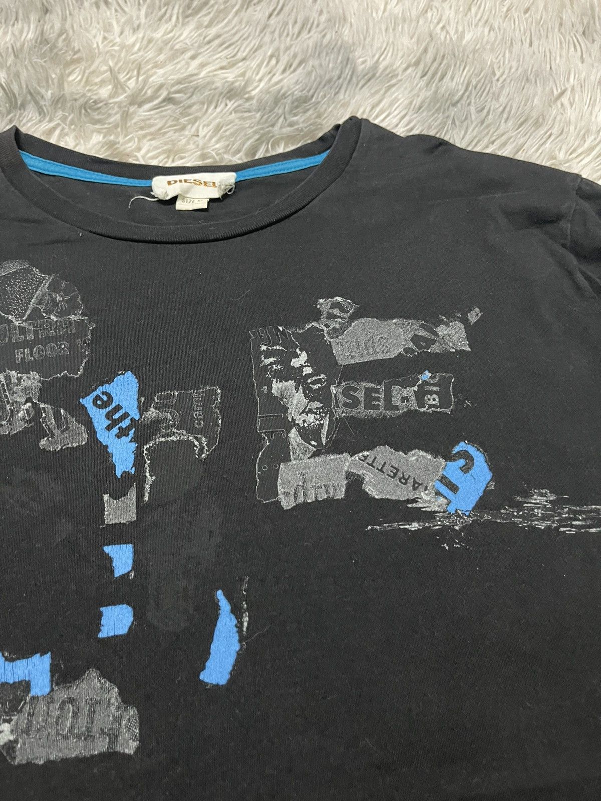 Diesel Y2K DIESEL LONG SLEEVE T SHIRT RARE DESIGN Size US XL / EU 56 / 4 - 8 Thumbnail