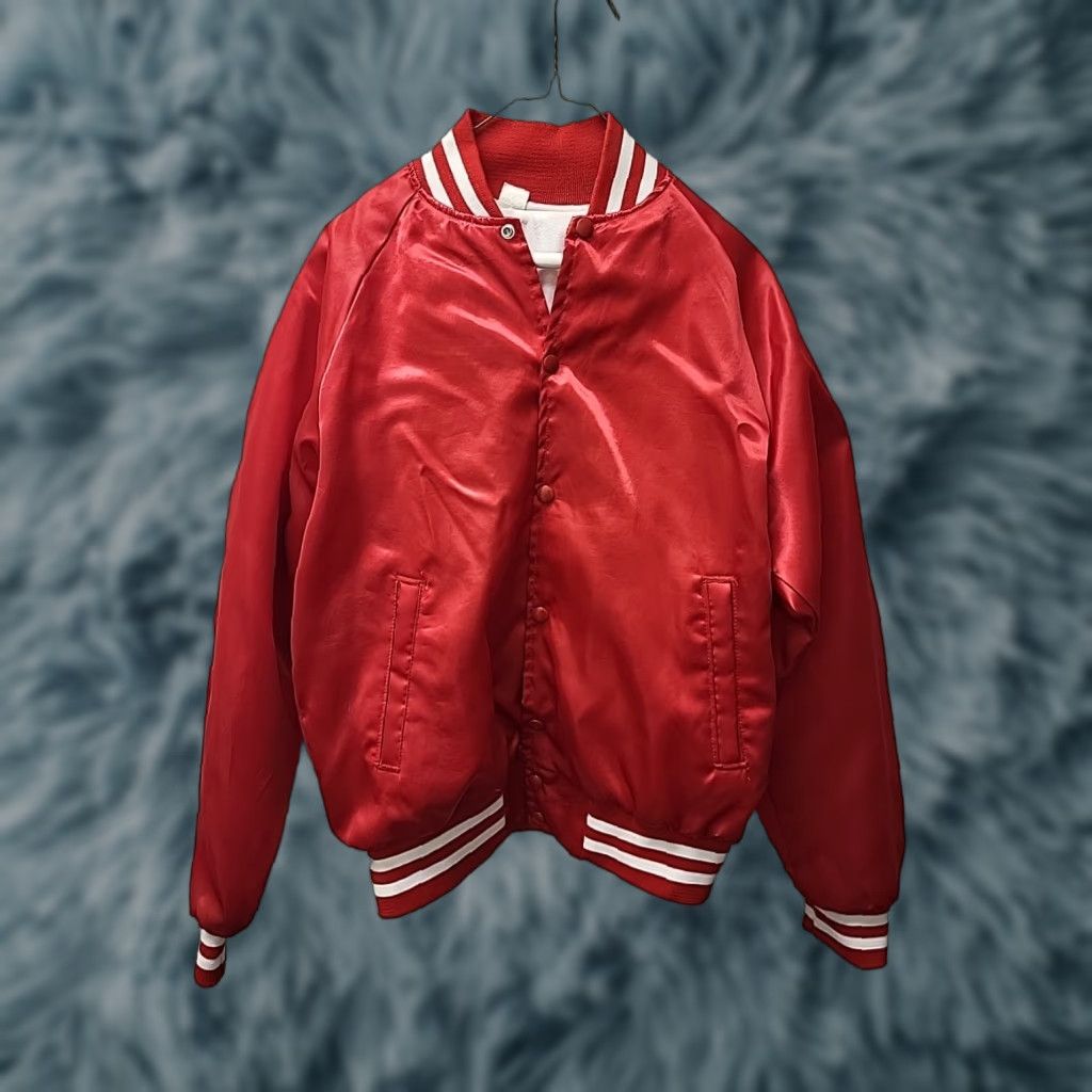 Vintage VINTAGE Unbranded Bomber Jacket Men Size US M / EU 48-50 / 2 - 1 Thumbnail