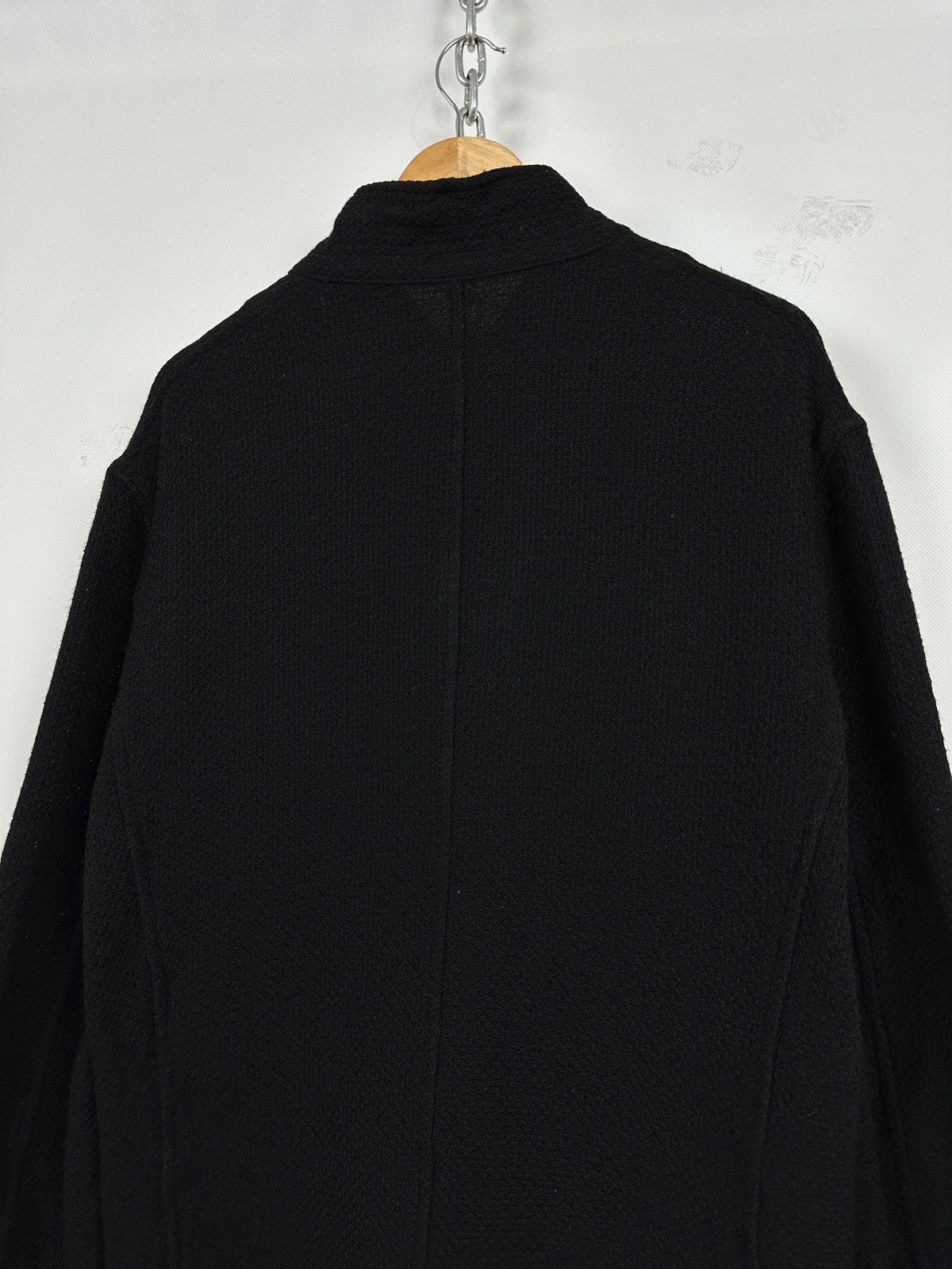 Comme des Garcons AD2002 Vintage Comme Des Garcons Homme Wool Knit Coat Jacket Size US M / EU 48-50 / 2 - 13 Thumbnail
