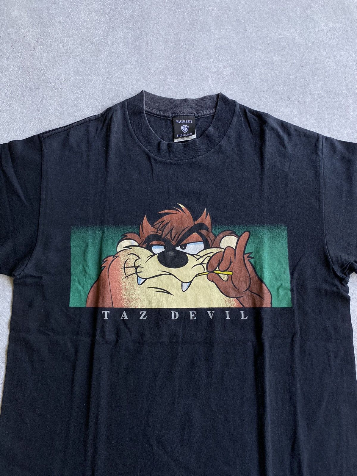 Vintage Vintage Taz Devil Warner Bros Shirt Size US M / EU 48-50 / 2 - 2 Thumbnail