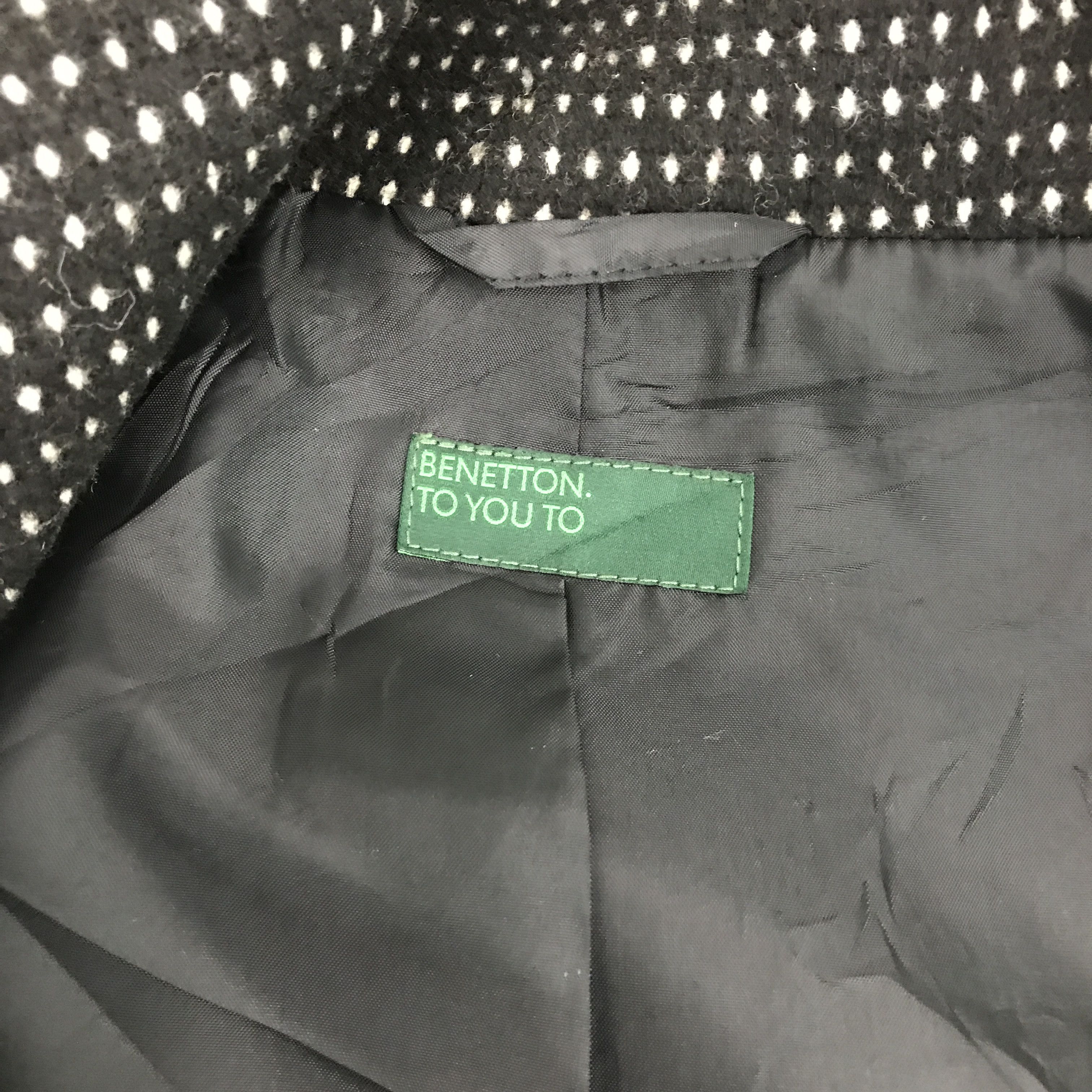 Benetton × Japanese Brand BENETTON BUTTON WOOL JACKET Size US M / EU 48-50 / 2 - 6 Thumbnail