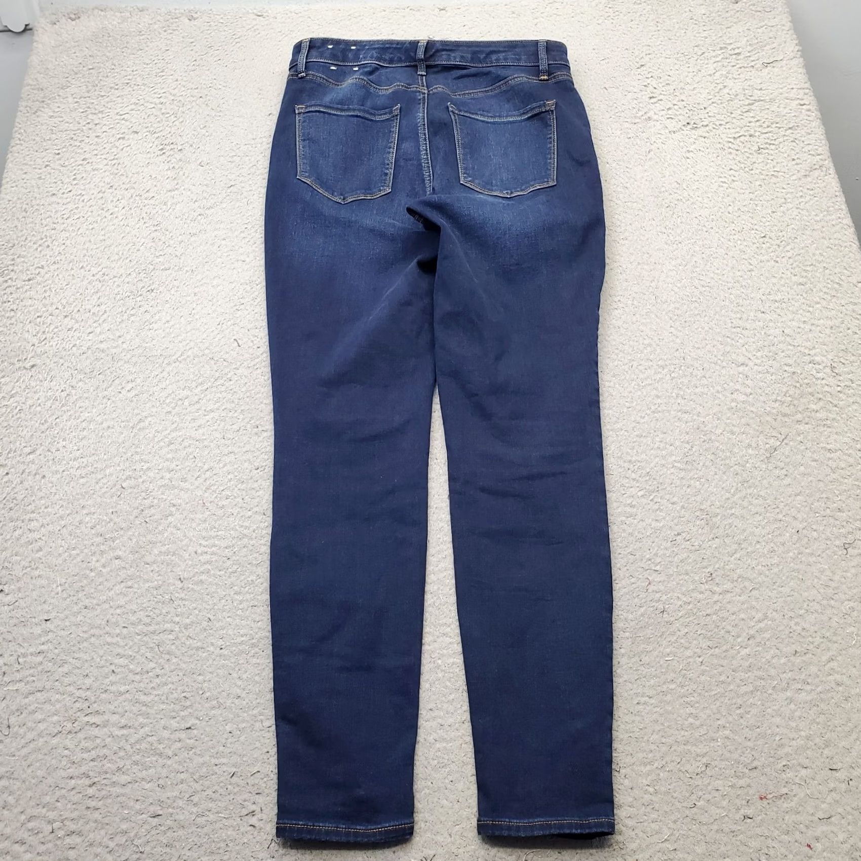 Talbots Talbots Womens Size 6 Jeans Blue Denim 5-Pocket Jegging Medium Wash Streetwear Pocket Zipper Button Stretch Regular 27.5 Inseam Size 28" / US 6 / IT 42 - 2 Thumbnail
