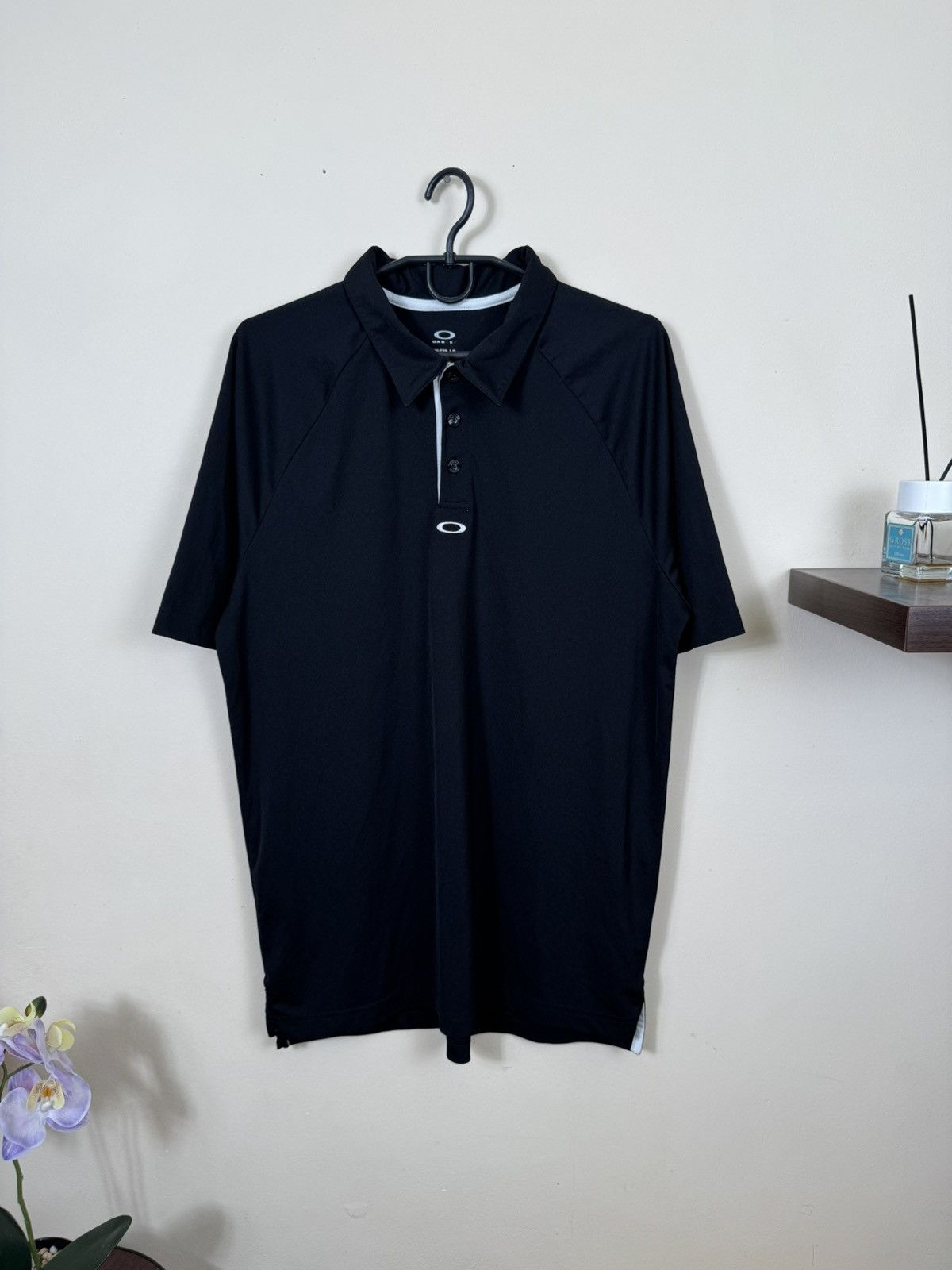 Oakley 🇺🇸 Vintage Oakley Polo T-Shirt Rare Retro Hype Y2K Size US L / EU 52-54 / 3 - 4 Thumbnail