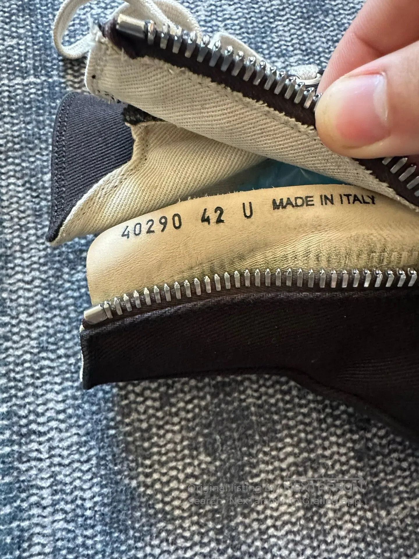 Rick Owens Rick Owens Distressed Mismatched Converse. Size US 9 / EU 42 - 6 Thumbnail