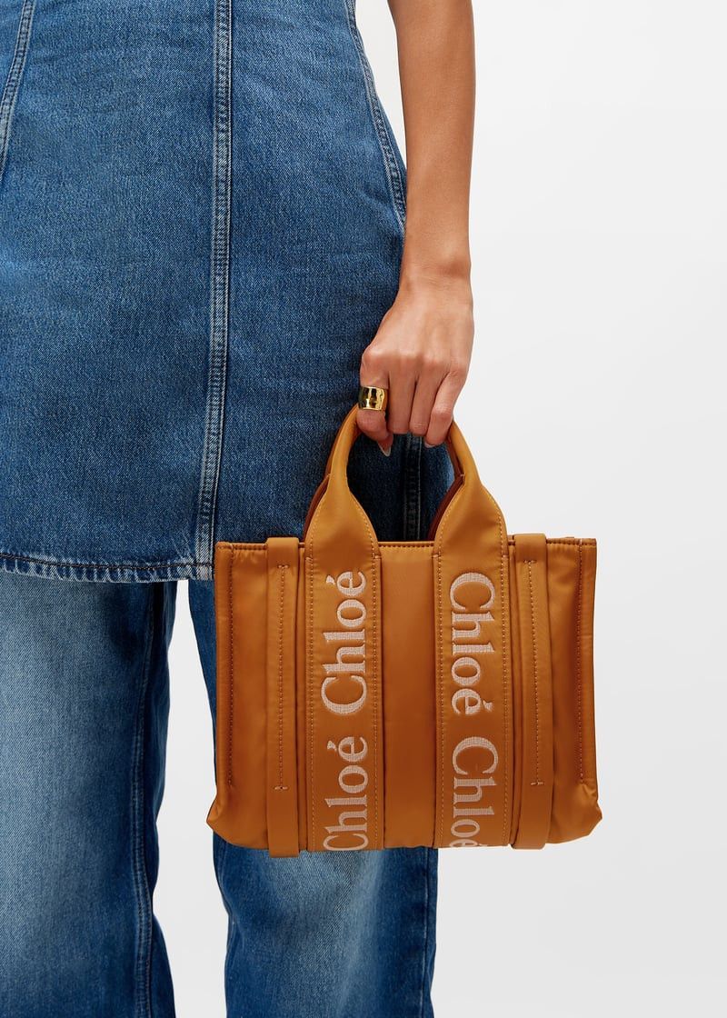 Chloe o1loc1c0625 Size: OS / Woody Tote Bag in Golden Yellow Size ONE SIZE - 2 Thumbnail