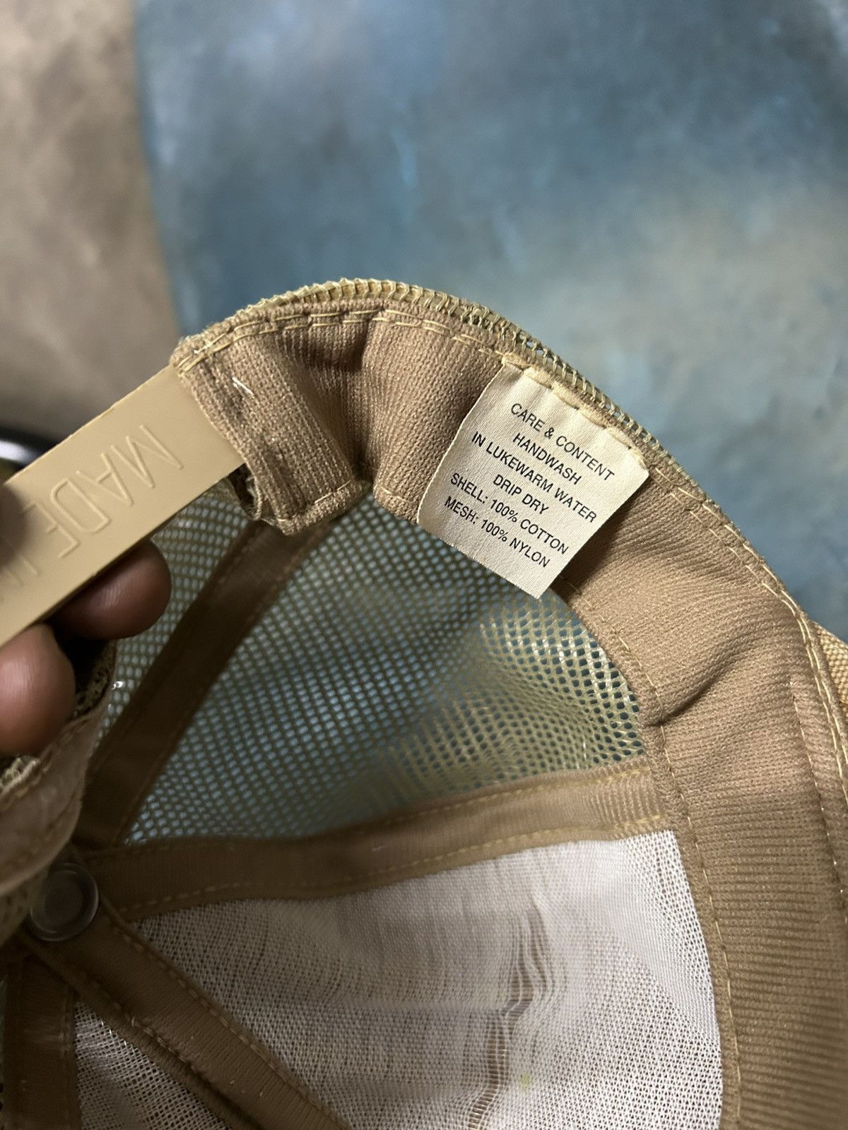 Carhartt 90s Original Mesh Trucker Cap Tan/Beige Size ONE SIZE - 9 Thumbnail