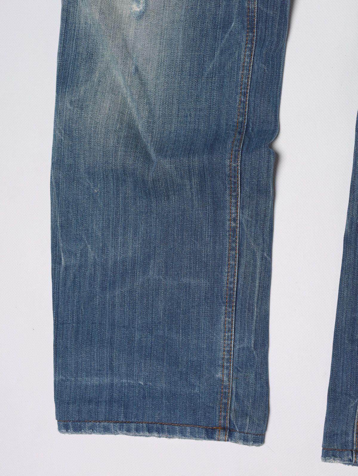 Dolce & Gabbana Dolce Gabbana Fade Denim Pants Blue Jeans Metal Logo Washed Size US 34 / EU 50 - 7 Thumbnail
