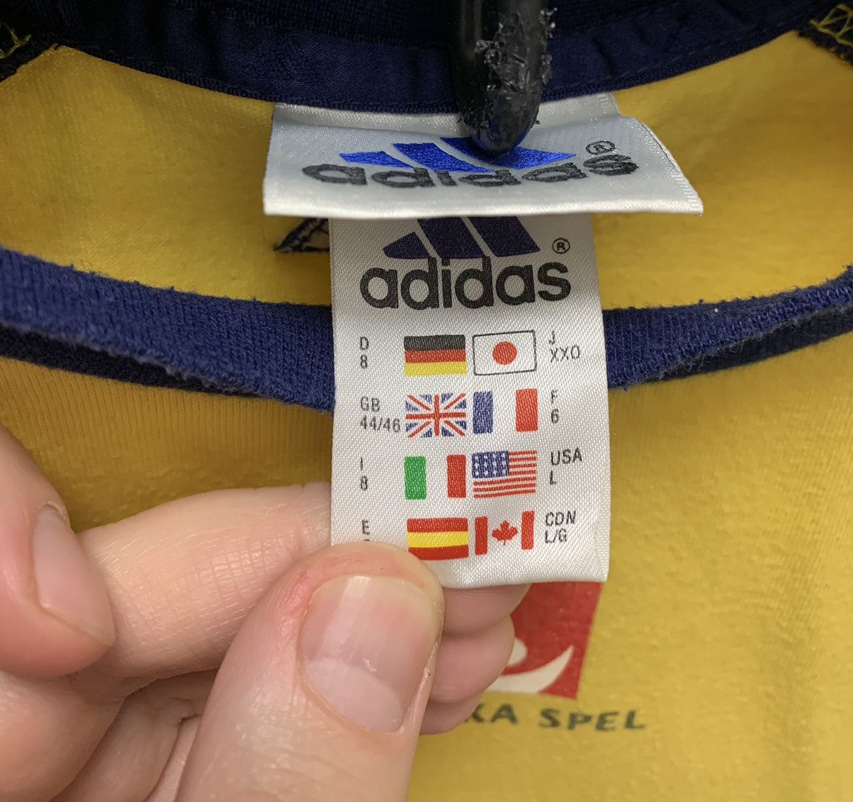 Adidas Adidas vintage soccer jersey Sweden svenska spel L as Size US L / EU 52-54 / 3 - 4 Thumbnail