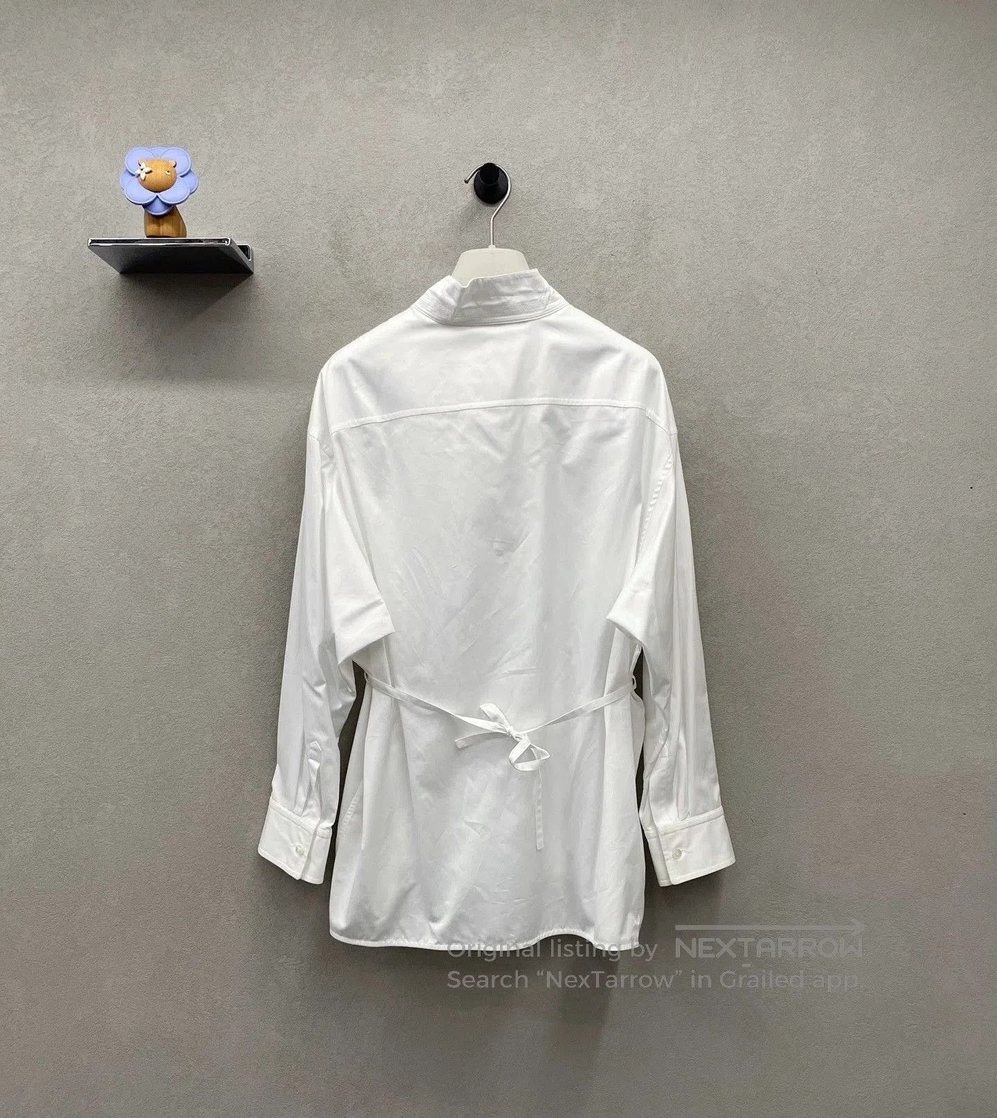 Hermes Hermes White Stand Collar Shirt. Size US S / EU 44-46 / 1 - 3 Thumbnail