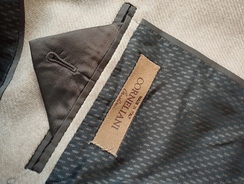 Corneliani Corneliani Tailored jacket suit virgin Wool cotton 54 Size 54R - 6 Thumbnail