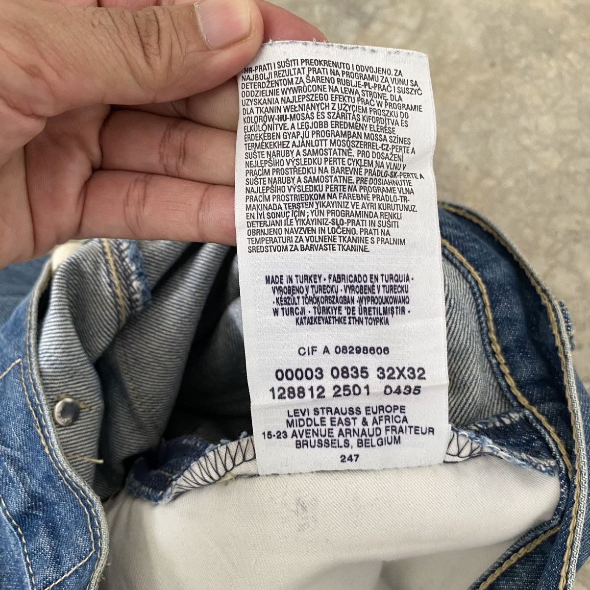 Levi's Vintage Levis Engineered Jeans Takuya Kimura Regular Jeans Size US 34 / EU 50 - 12 Thumbnail