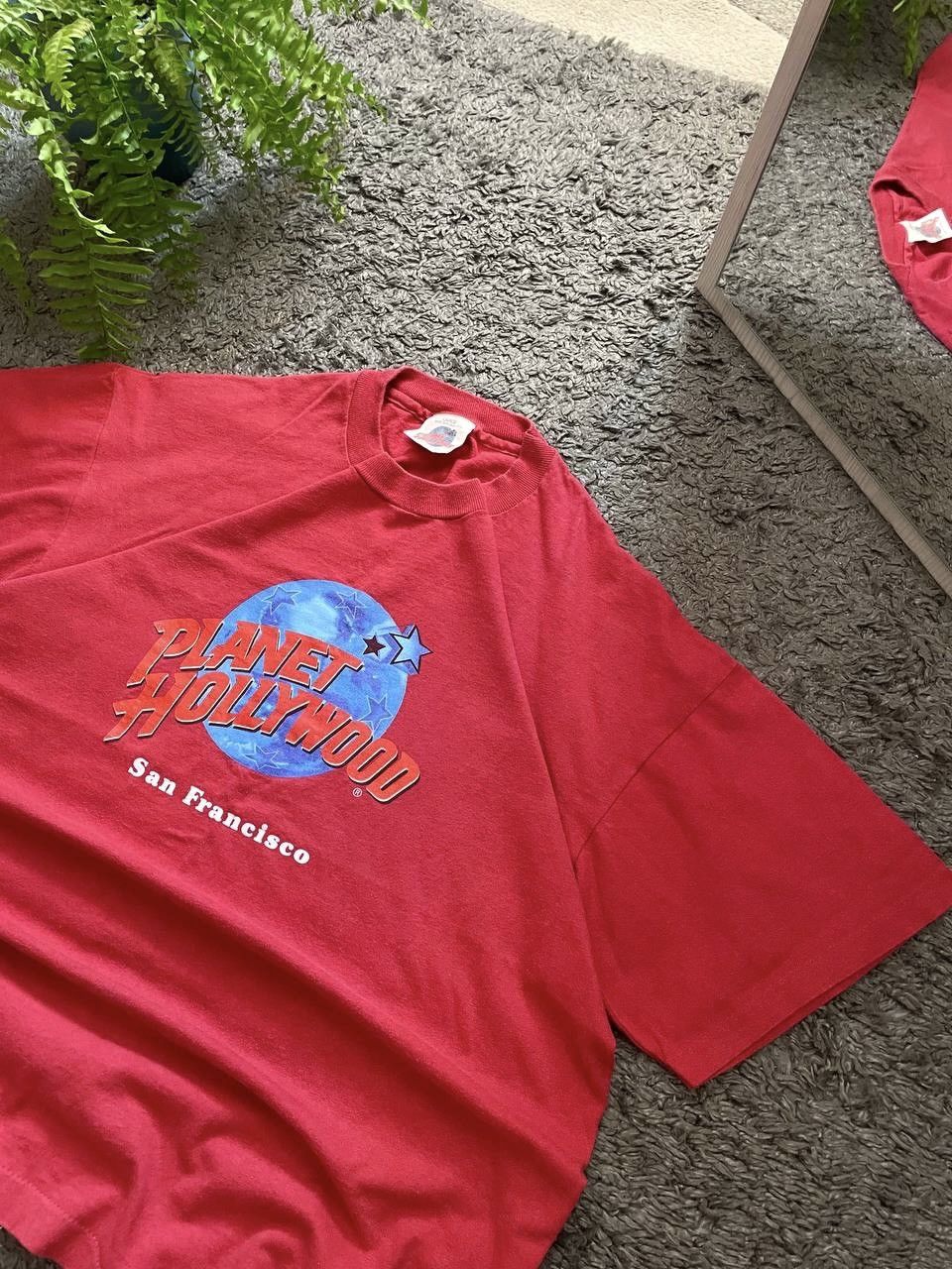 Planet Hollywood × Vintage 90s Planet Hollywood T-Shirt Streetwear Vintage Big Logo Y2k Size US L / EU 52-54 / 3 - 4 Thumbnail
