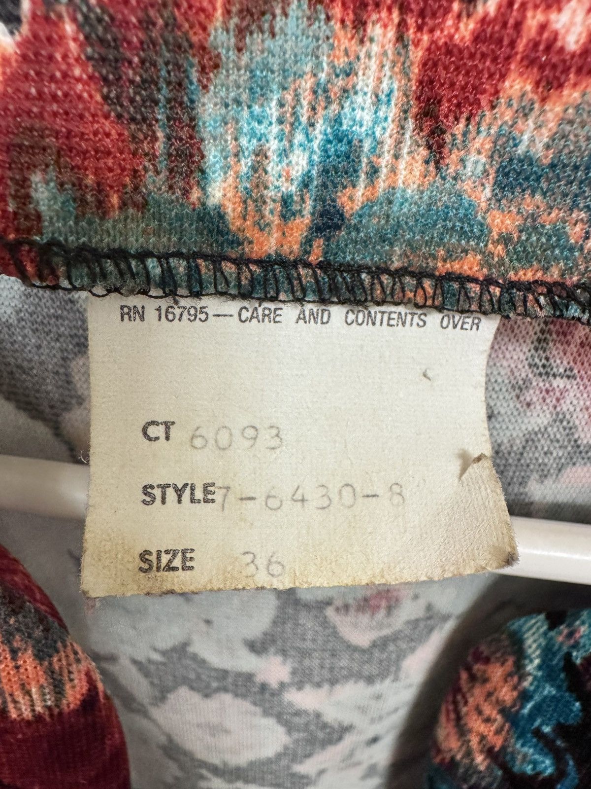 Other × Vintage Vintage Womens Floral 1980s Blazer Size XS / US 0-2 / IT 36-38 - 2 Thumbnail