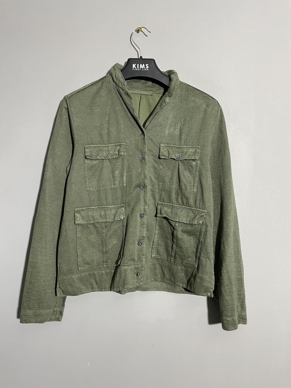 Transit Transit Par Such Olive button up jacket size L? Size L / US 10 / IT 46 - 1 Thumbnail