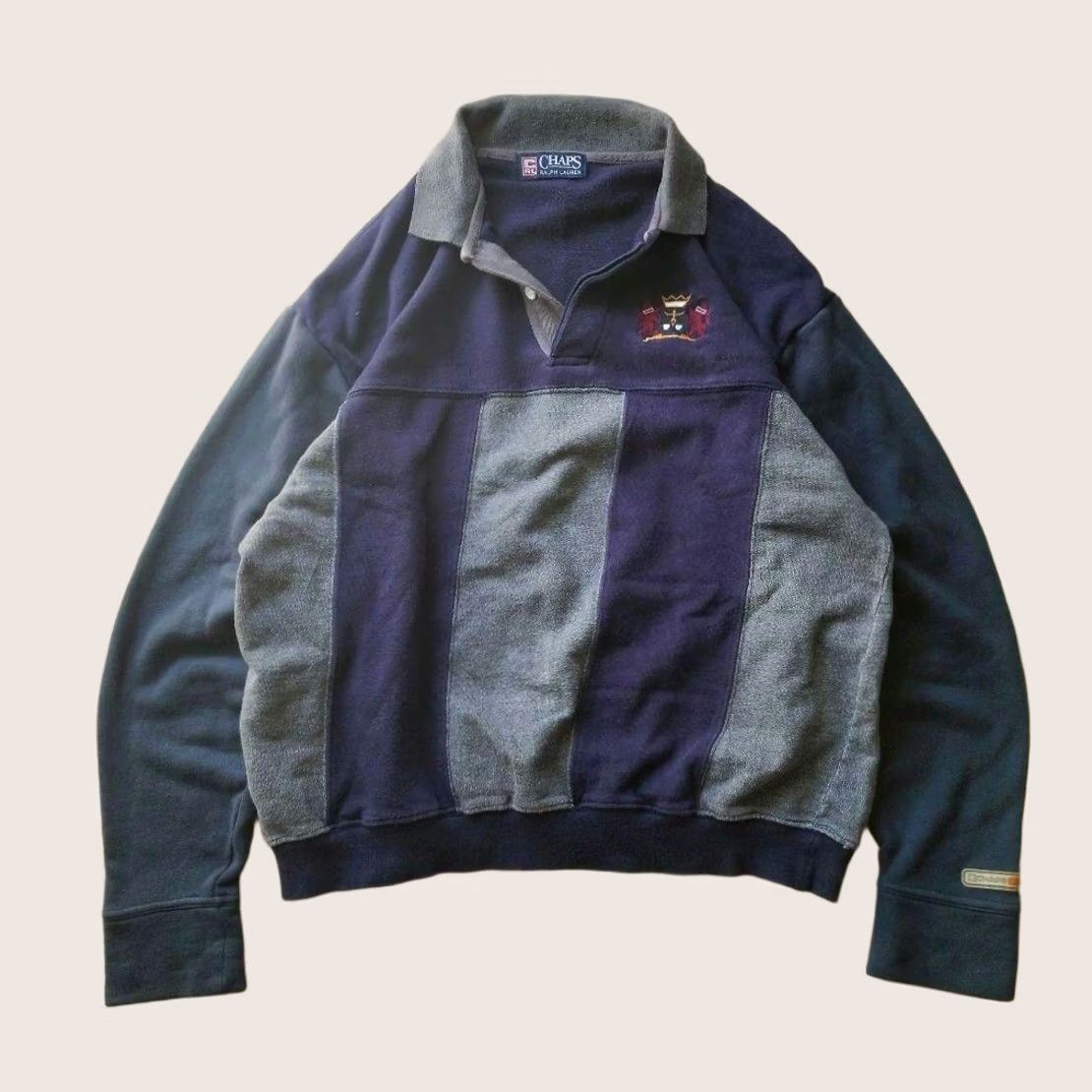 Vintage Ralph Lauren Chaps Polo Sweatshirt L Multi Color 90s, Men's