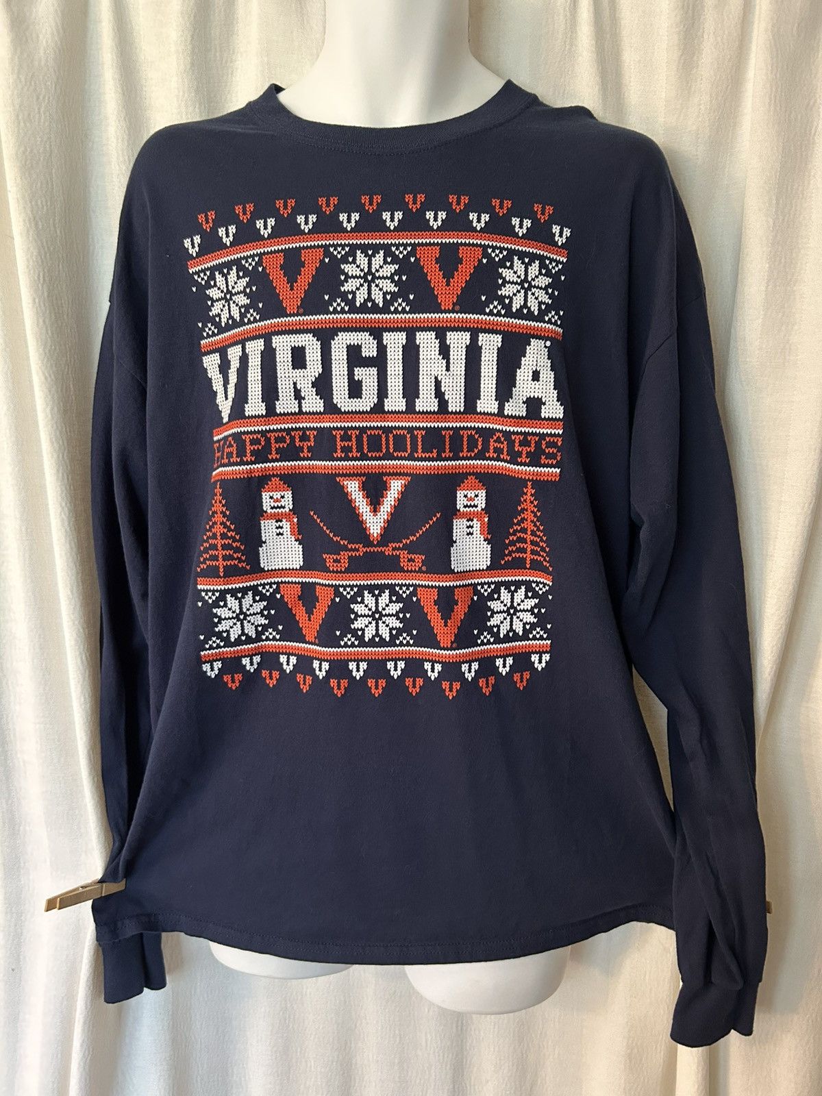Gildan Tee: uva virginia happy hoolidays college xmas shirt xl Size US XL / EU 56 / 4 - 1 Thumbnail
