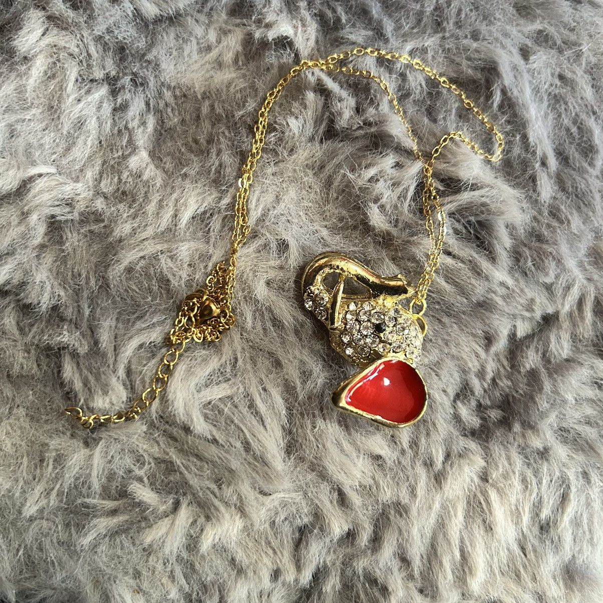 Handmade Handcrafted vintage elephant head pendant on chain necklace Size ONE SIZE - 8 Thumbnail