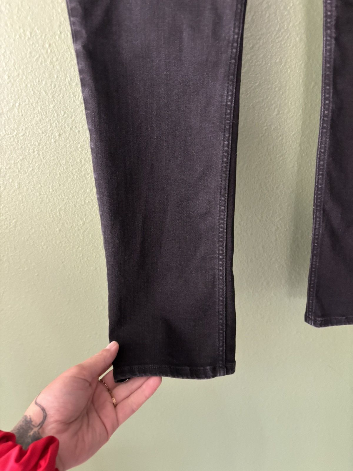 Japanese Brand × Ksubi Ksubi Jeans Van Winkle Black Rebel Mid Rise Skinny Jeans Size US 31 - 4 Thumbnail