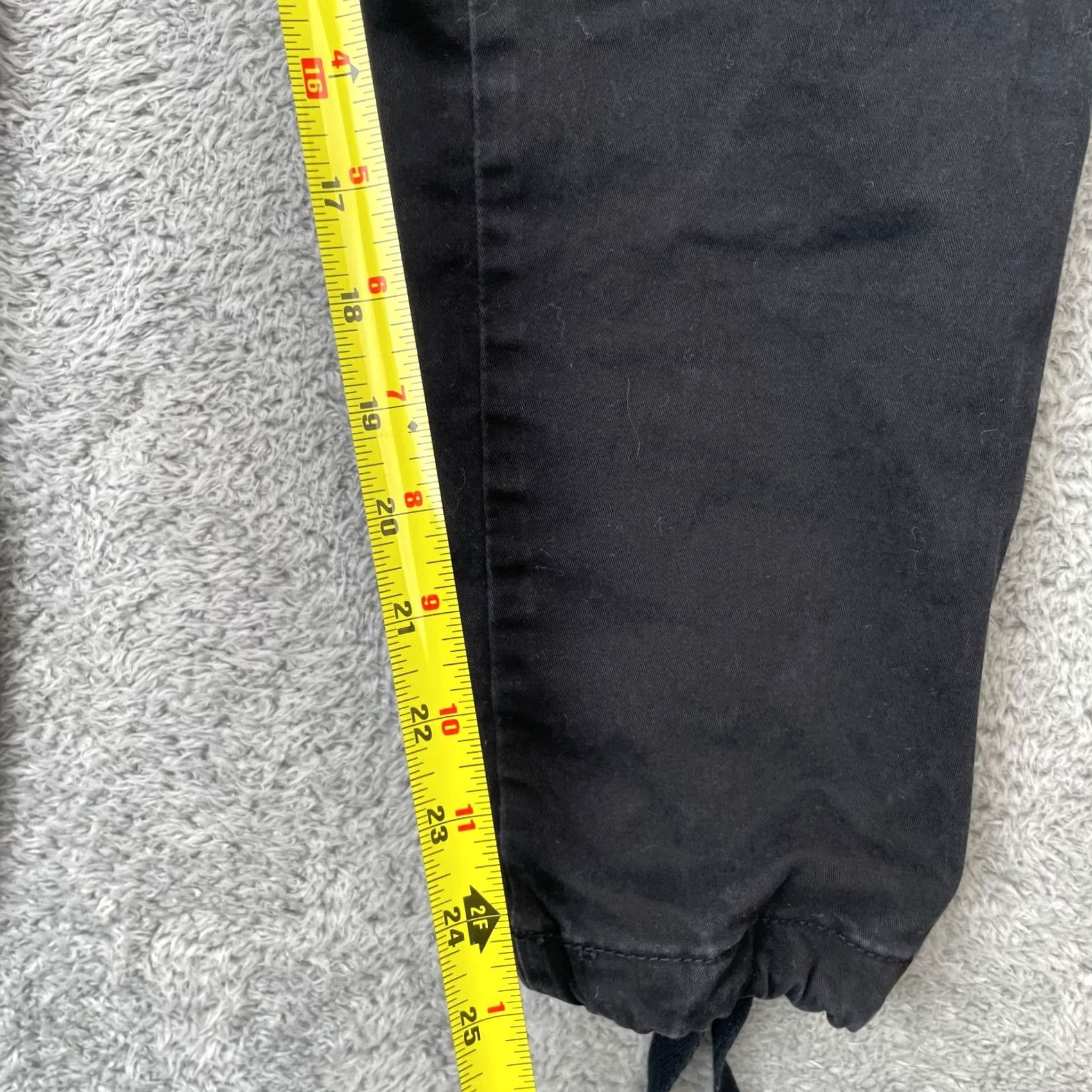 Vintage Must Way Pants Womens 32 Black Cargo Army Utility Military Multi Combat Tactical Pants Casual Travel City 90s? Size 24" / US 00 / IT 34 - 7 Thumbnail