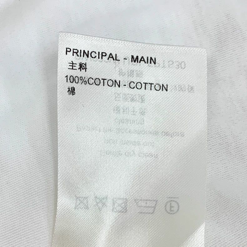 Louis Vuitton Louis Vuitton White logo embroidered cotton crewneck T-shi Size M / US 6-8 / IT 42-44 - 7 Thumbnail