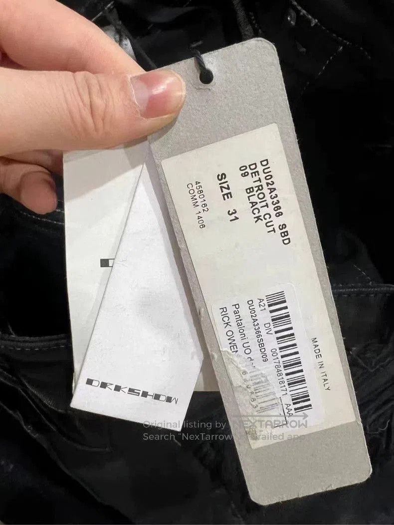 Rick Owens Rick Owens Erosion destroys jeans. Size US 31 - 4 Thumbnail