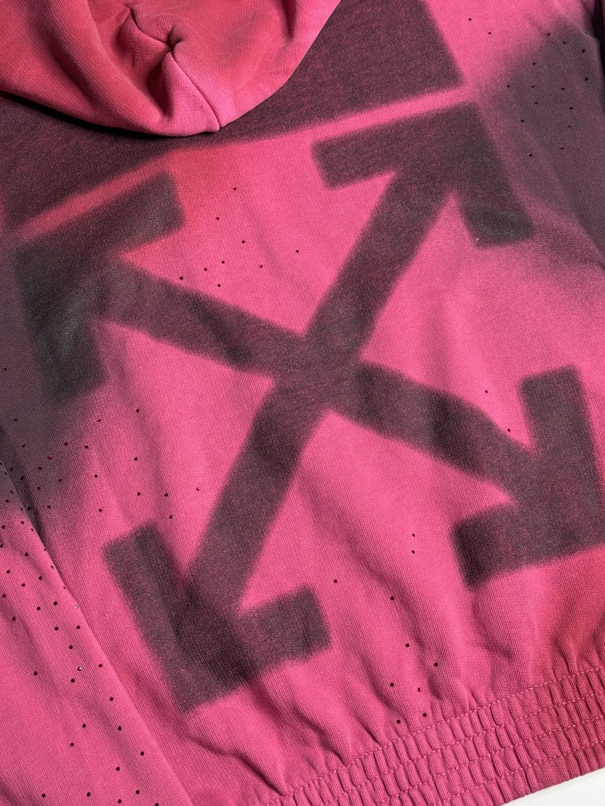Off-White *RARE* Off-White Spray Hoodie “Fuchsia” [S] PREOWNED Size US S / EU 44-46 / 1 - 5 Thumbnail