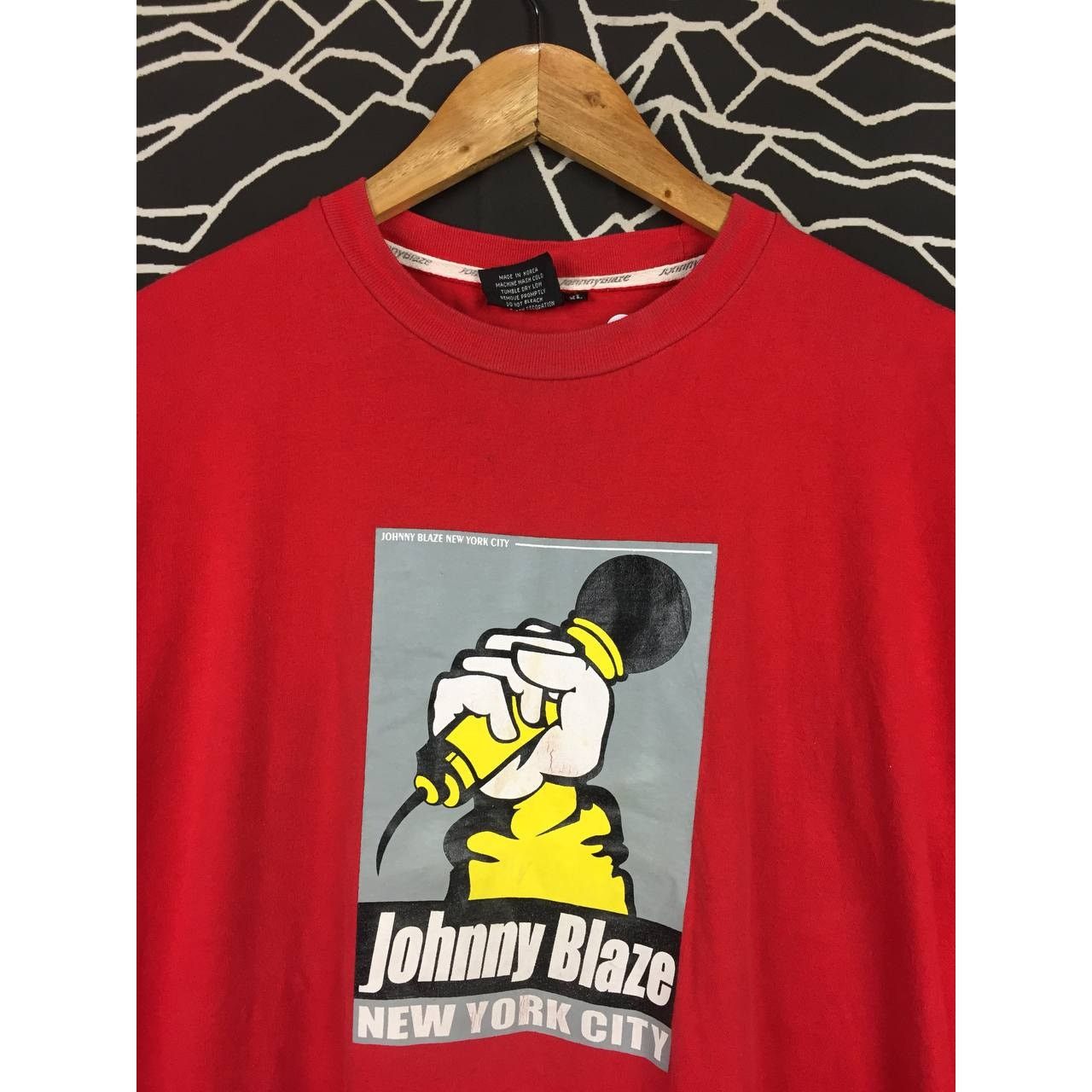 Rap Tees Vtg 90s Johnny Blaze New York City Methodman Wutang Clan Tee Size US XL / EU 56 / 4 - 3 Thumbnail