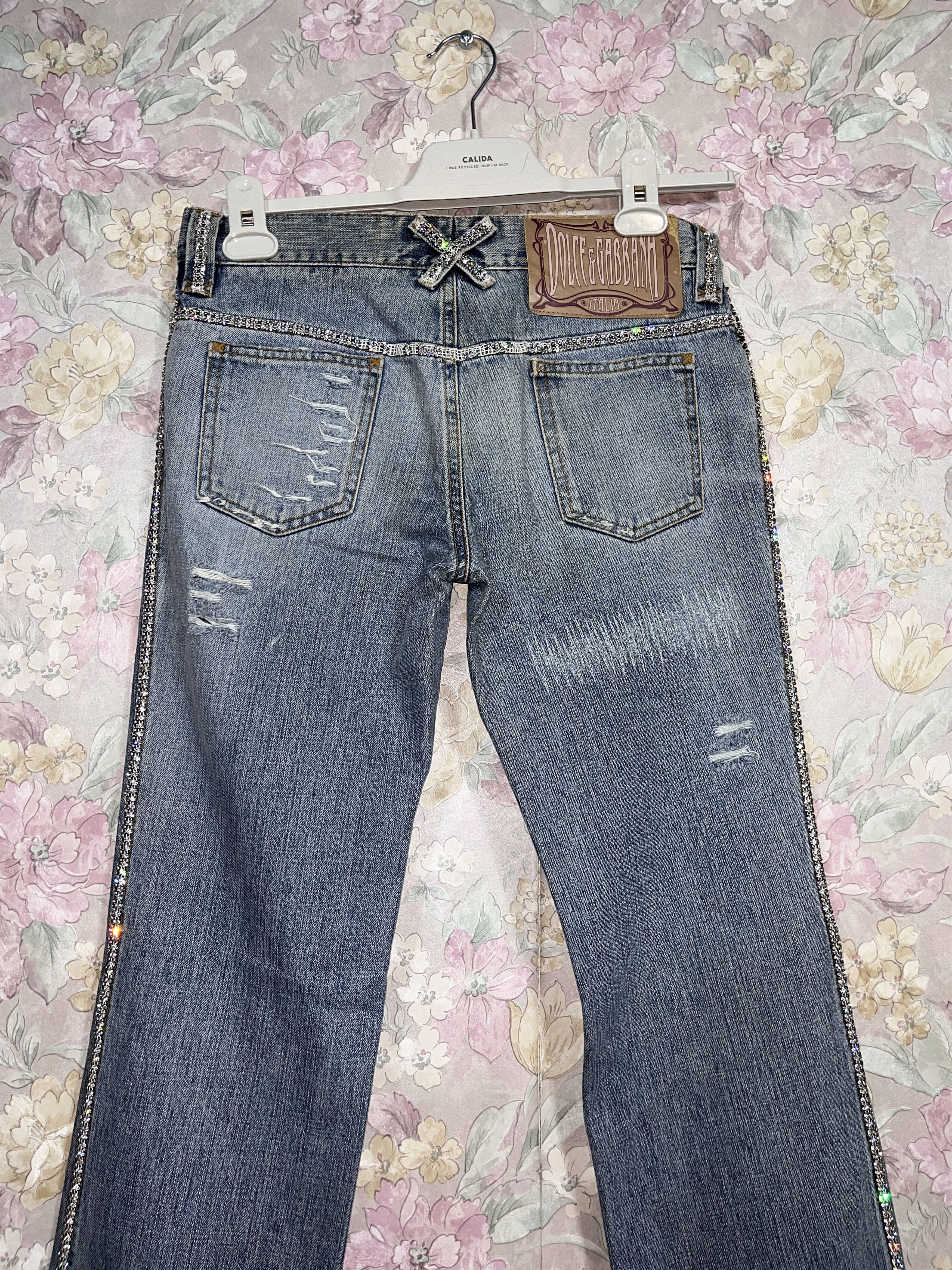 Dolce & Gabbana Dolce&Gabbana Spring Summer Denim Pants Jeans Swarovski Size 27" / US 4 / IT 40 - 11 Thumbnail