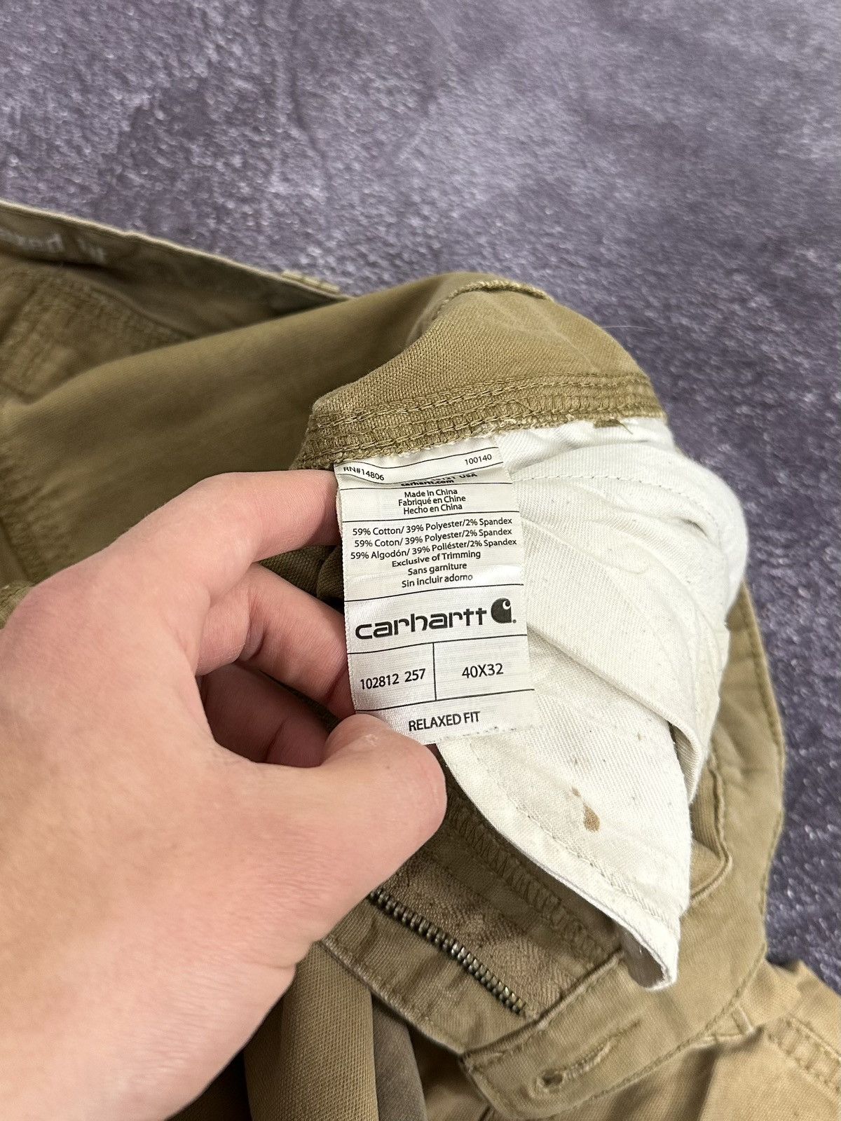 Carhartt Vintage Carhartt Carpenter Relaxed Fit USA Cargo Work Pants Size US 40 / EU 56 - 13 Thumbnail