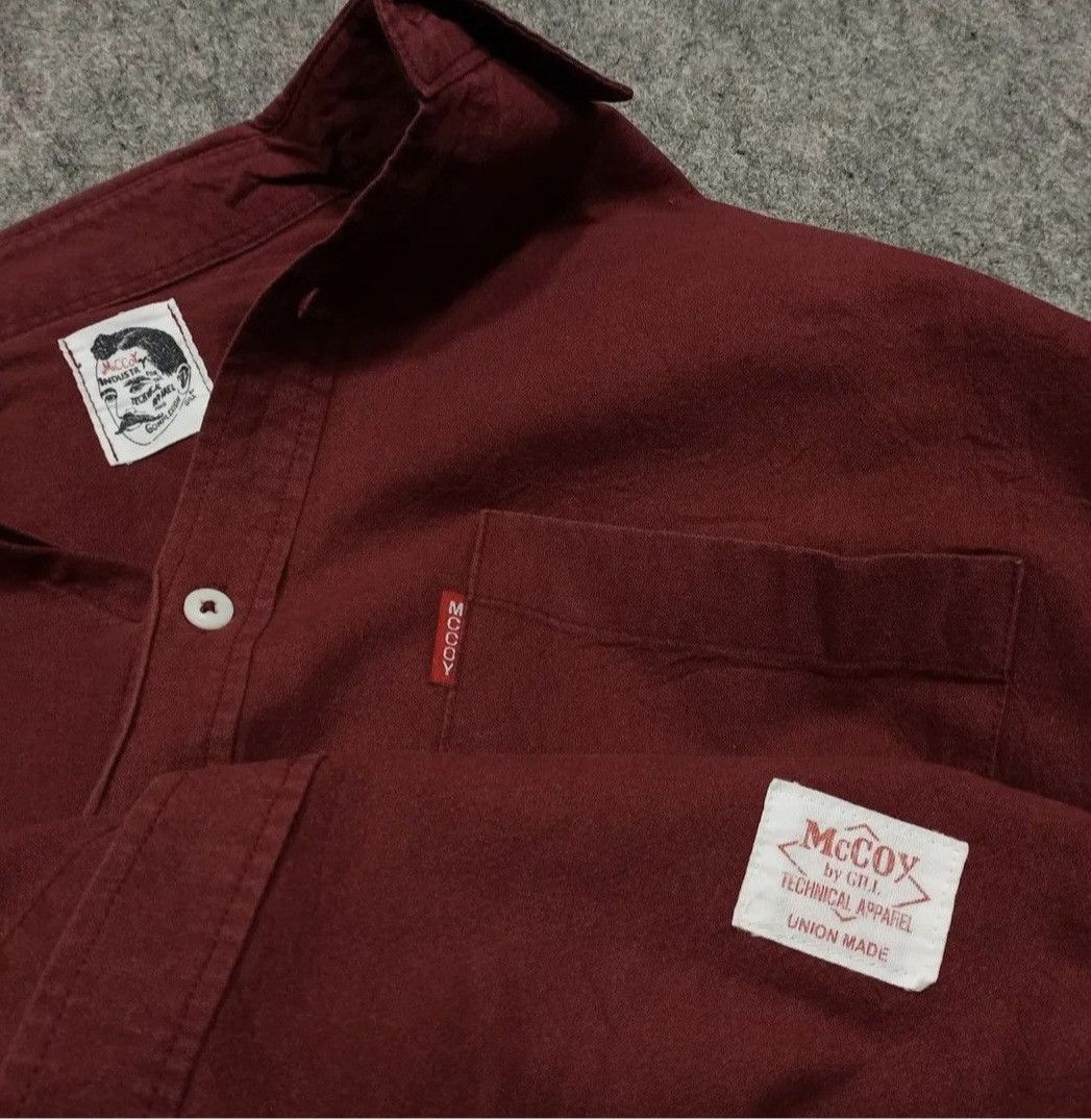 Japanese Brand × Vintage Vintage The real Mccoy Industry shirt Size US XL / EU 56 / 4 - 3 Thumbnail
