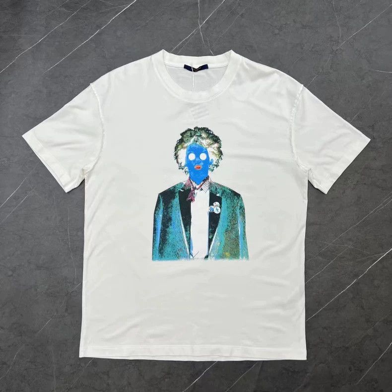 louis vuitton short sleeve t-shirt with graphic-dmc