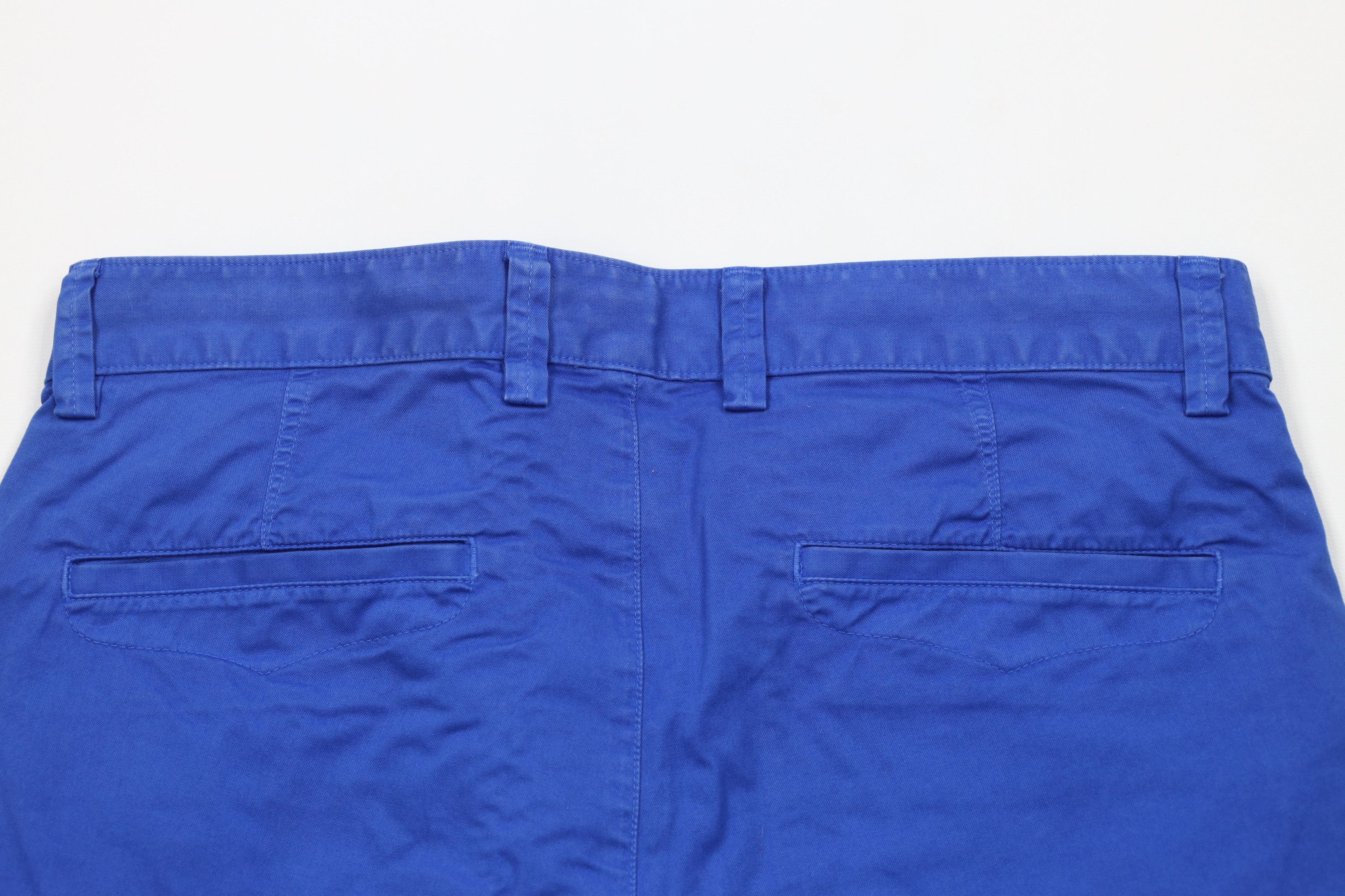 Robert Graham × Vintage Robert Graham Above Knee Front Golf Chino Shorts Blue Cotton Size US 30 / EU 46 - 10 Thumbnail