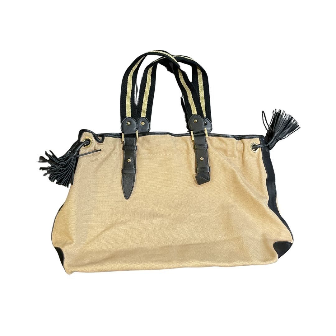 Bebe Hana Canvas Drawstring Tote Shoulder Bag Y2K Drawstring Size ONE SIZE - 3 Thumbnail