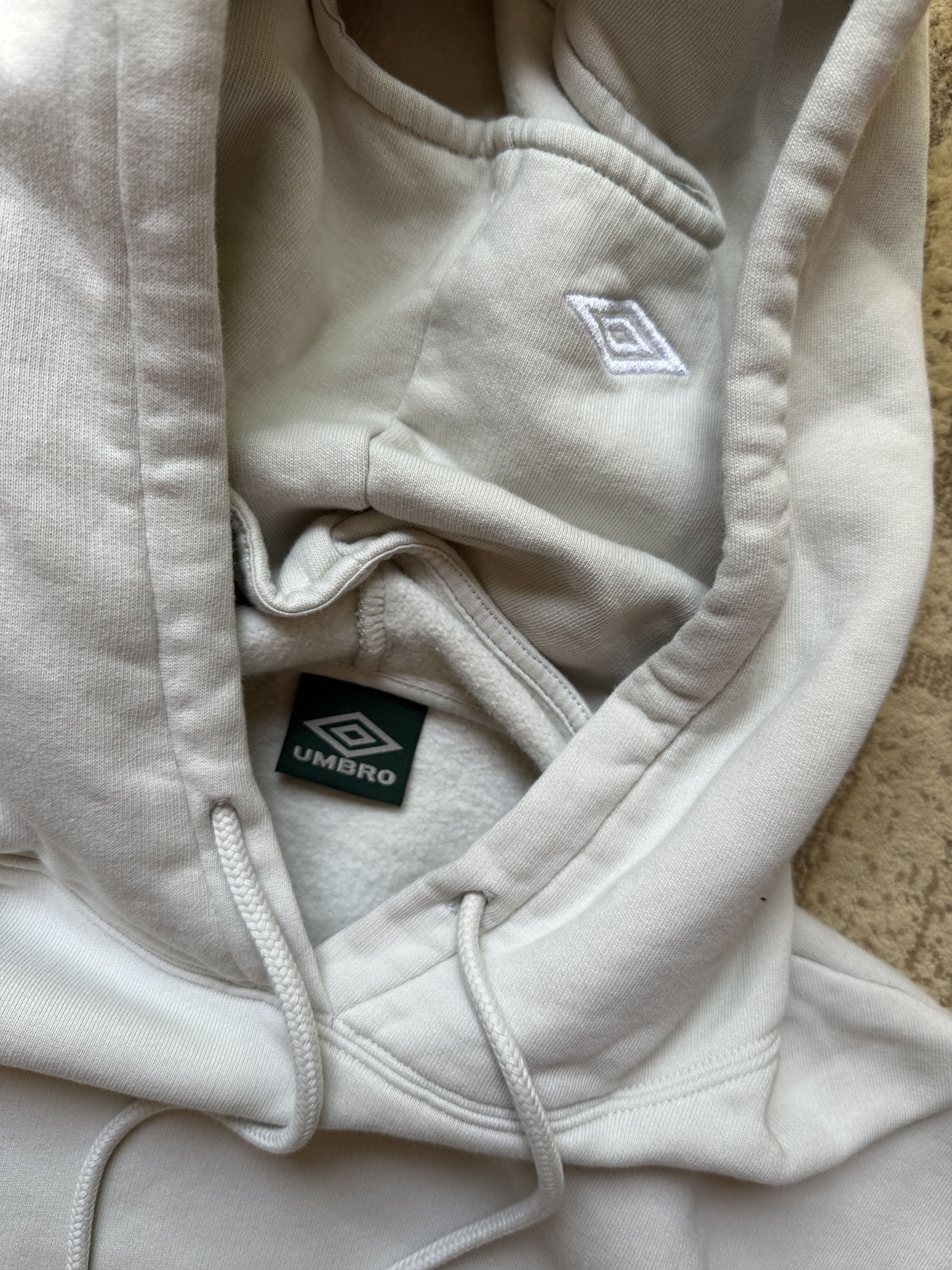 Slam Jam × Umbro Slam Jam x Umbro Masked Hoodie – Cream (Made in Portugal) Size US L / EU 52-54 / 3 - 4 Thumbnail