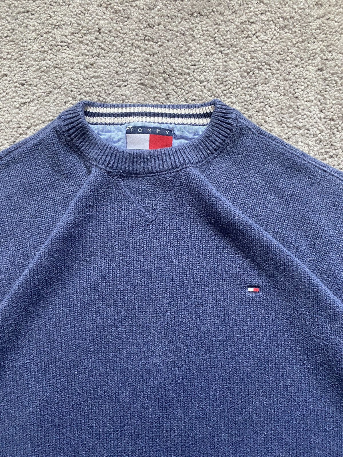 Tommy Hilfiger × Vintage Vintage Tommy Hilfiger Sweater Size US XL / EU 56 / 4 - 2 Thumbnail