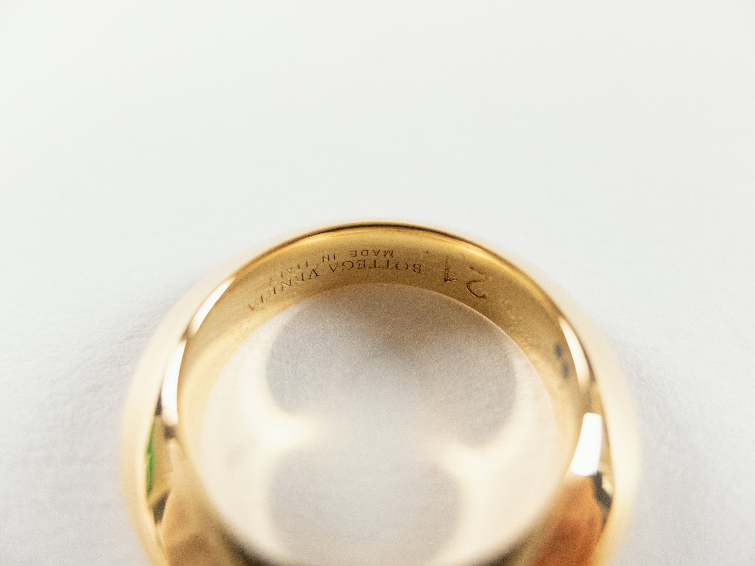 Bottega Veneta BOTTEGA VENETA gold plated Sterling silver round ring 21 q Size ONE SIZE - 4 Thumbnail