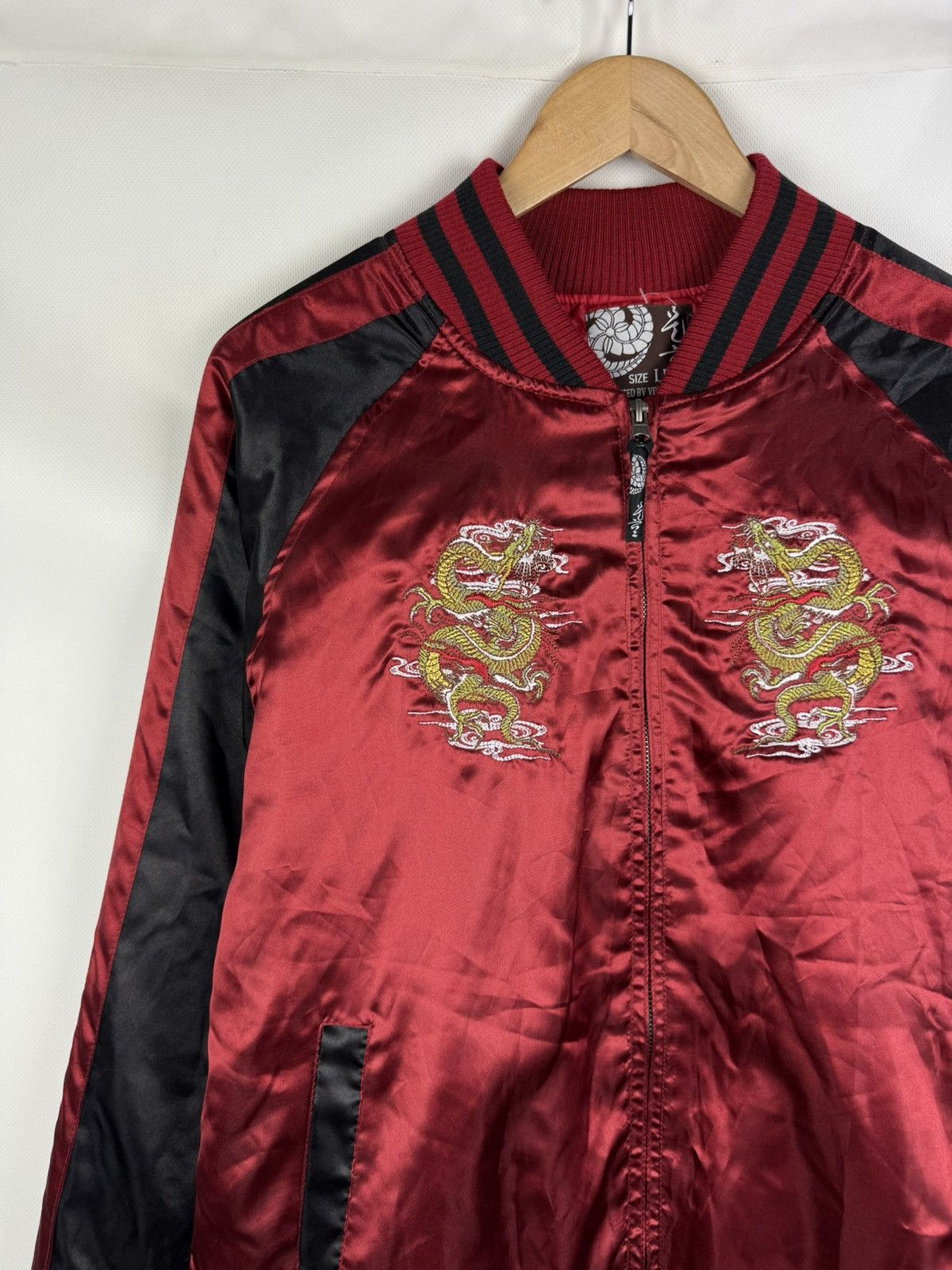 Japanese Brand YDU Co Men’s Japanese Embroidered Bomber Jacket Size L Size US L / EU 52-54 / 3 - 4 Thumbnail