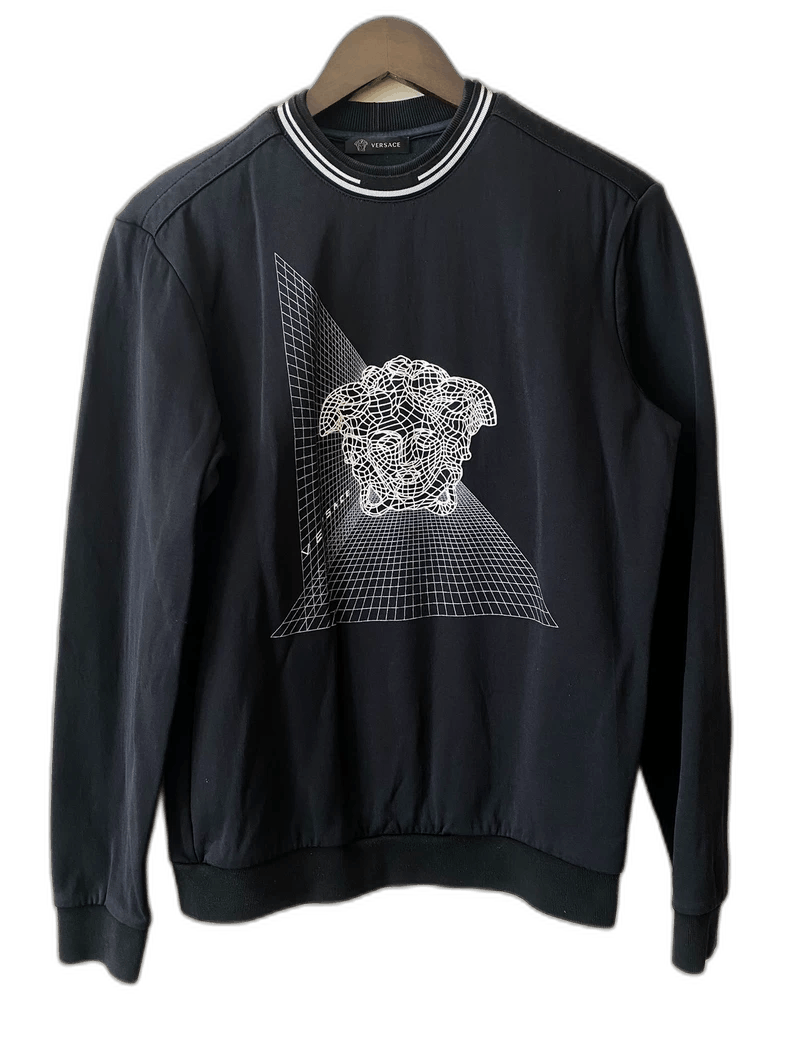 Versace Versace Sweatshirt with Graphic Design Size US L / EU 52-54 / 3 - 1 Thumbnail