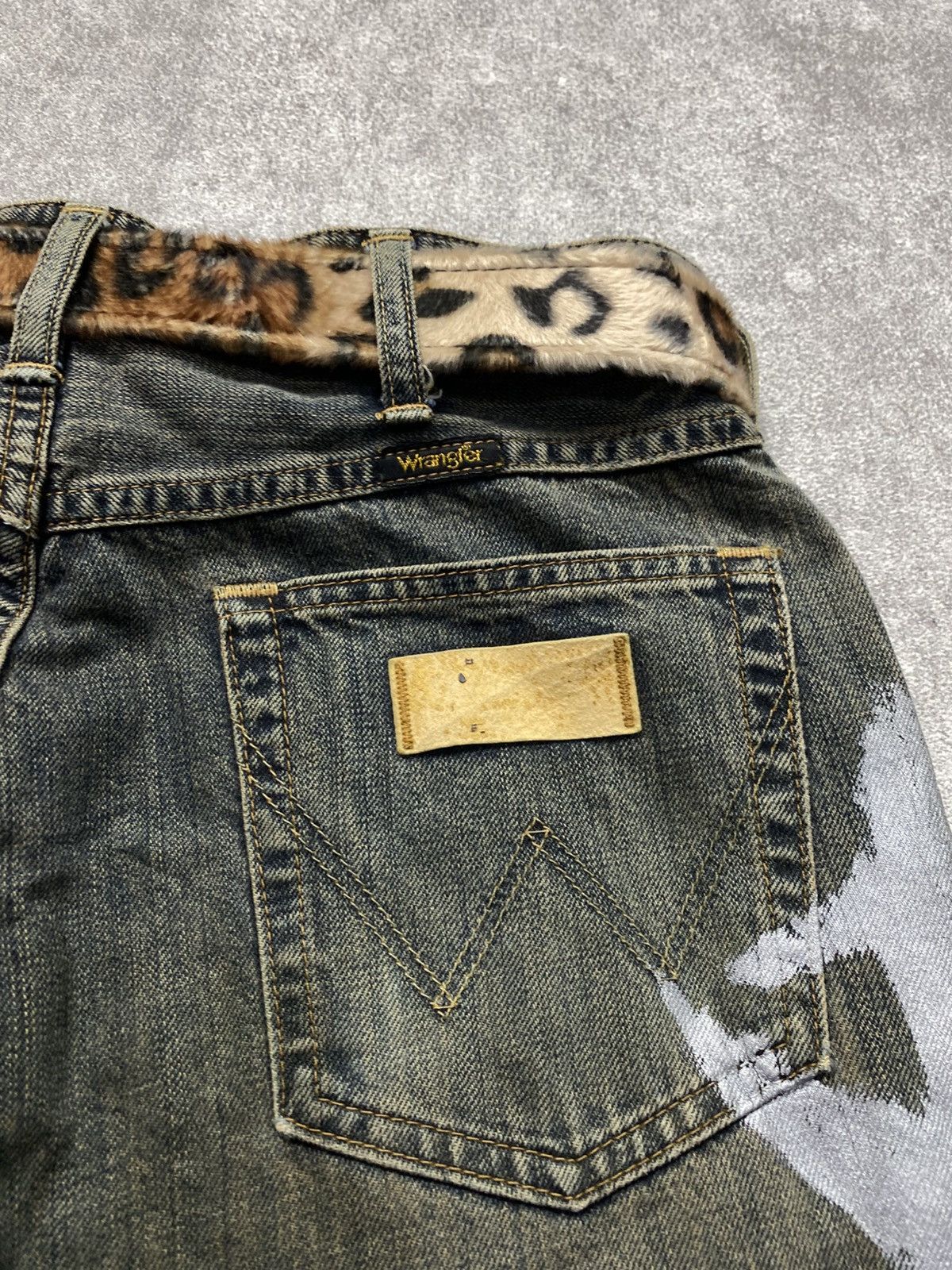 If Six Was Nine 2000s Wrangler Hand painted ifsixwasnine style pants Size US 31 - 5 Thumbnail