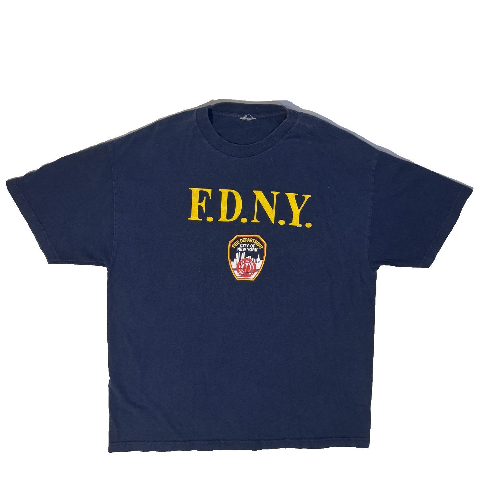 Jerzees Vintage New York City Fire Department NYC FDNY Tshirt - XL C Size US XL / EU 56 / 4 - 1 Thumbnail