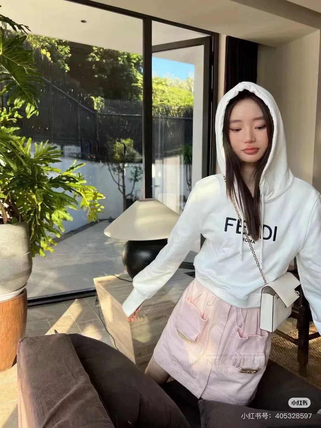Fendi Fendi Classic Logo White Hoodie. Size S / US 4 / IT 40 - 4 Thumbnail