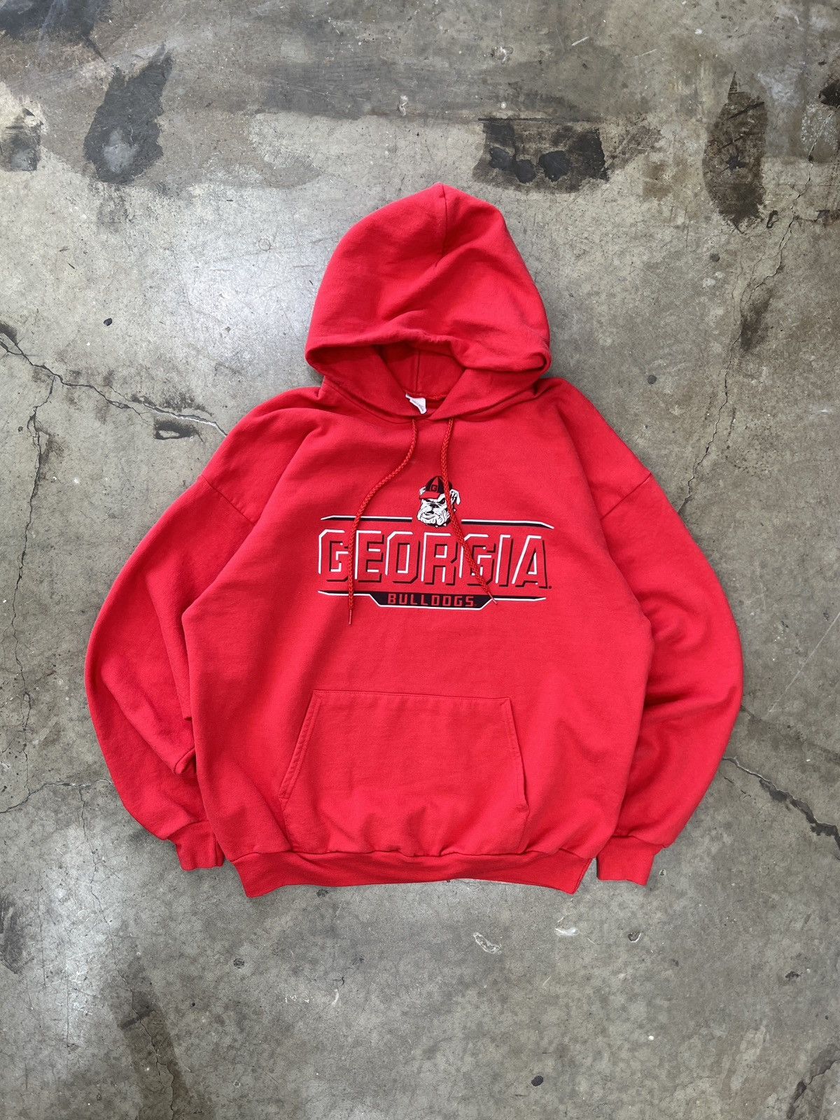 NCAA Vintage Georgia Bulldogs Red College Hoodie XL Size US XL / EU 56 / 4 - 2 Thumbnail
